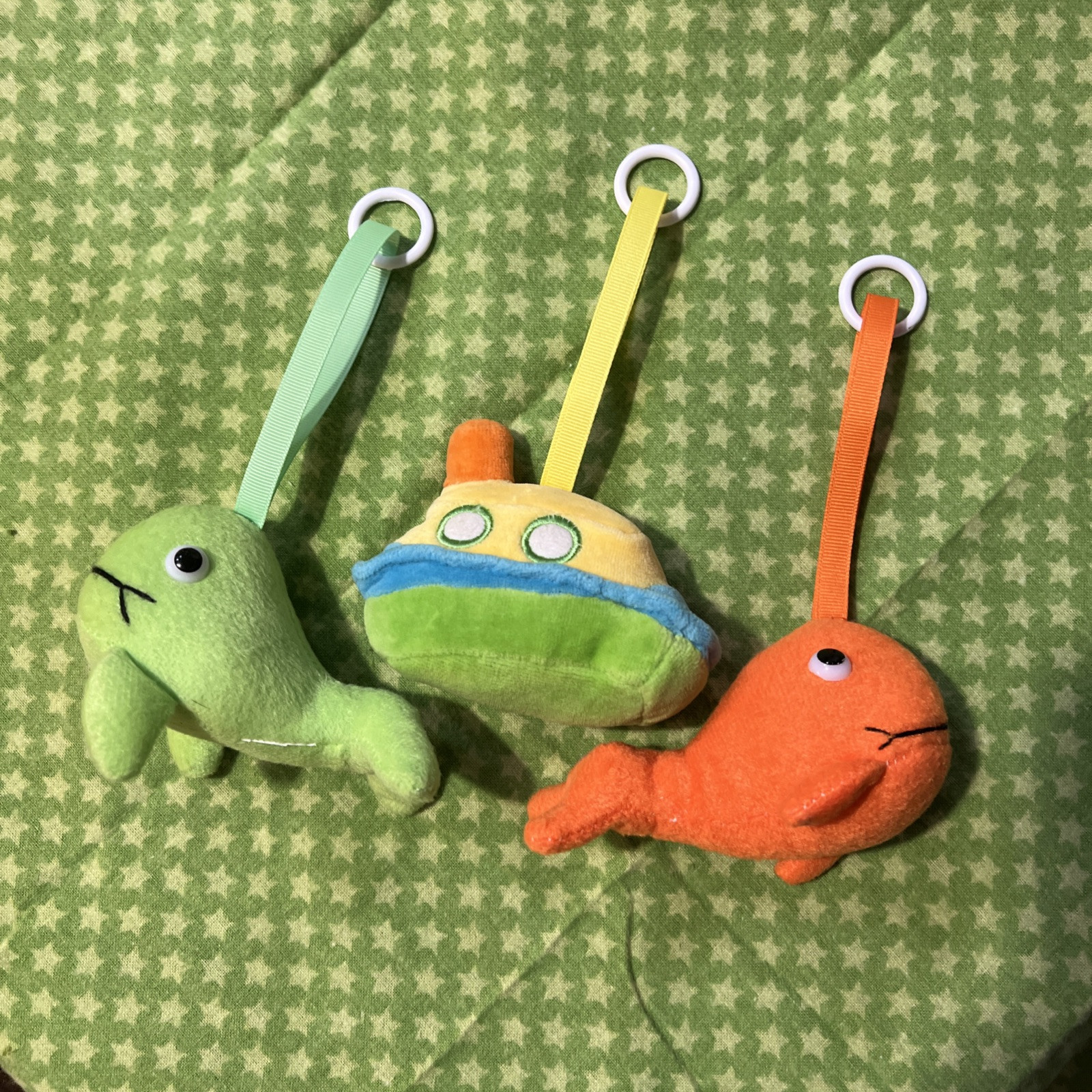 BABY TOYS 0-6 months Carrier Car seat Under The Sea Fish Hanging Toys FISH BOAT