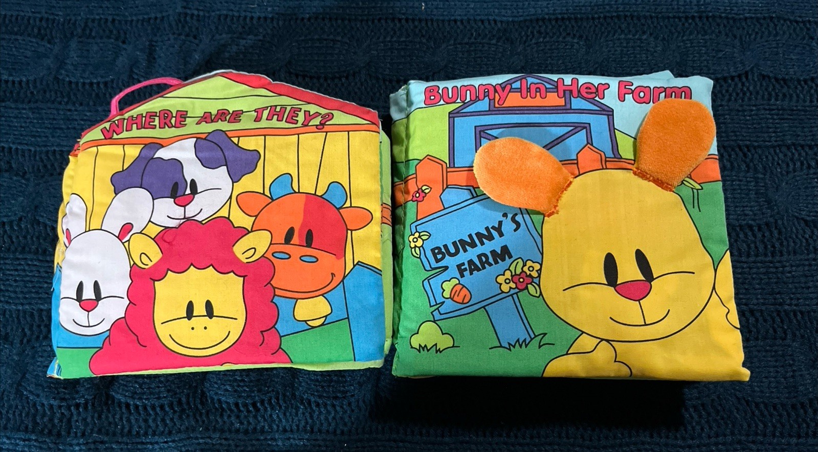 Fabric Cloth Baby Sensory Books One Squeaks Kaplan Educational Interactive