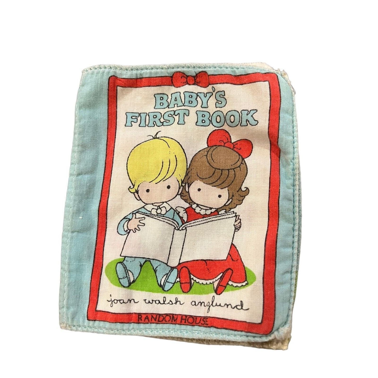 Babys First Book Cuddle Cloth Book by Joan Walsh Anglund Random House 1985