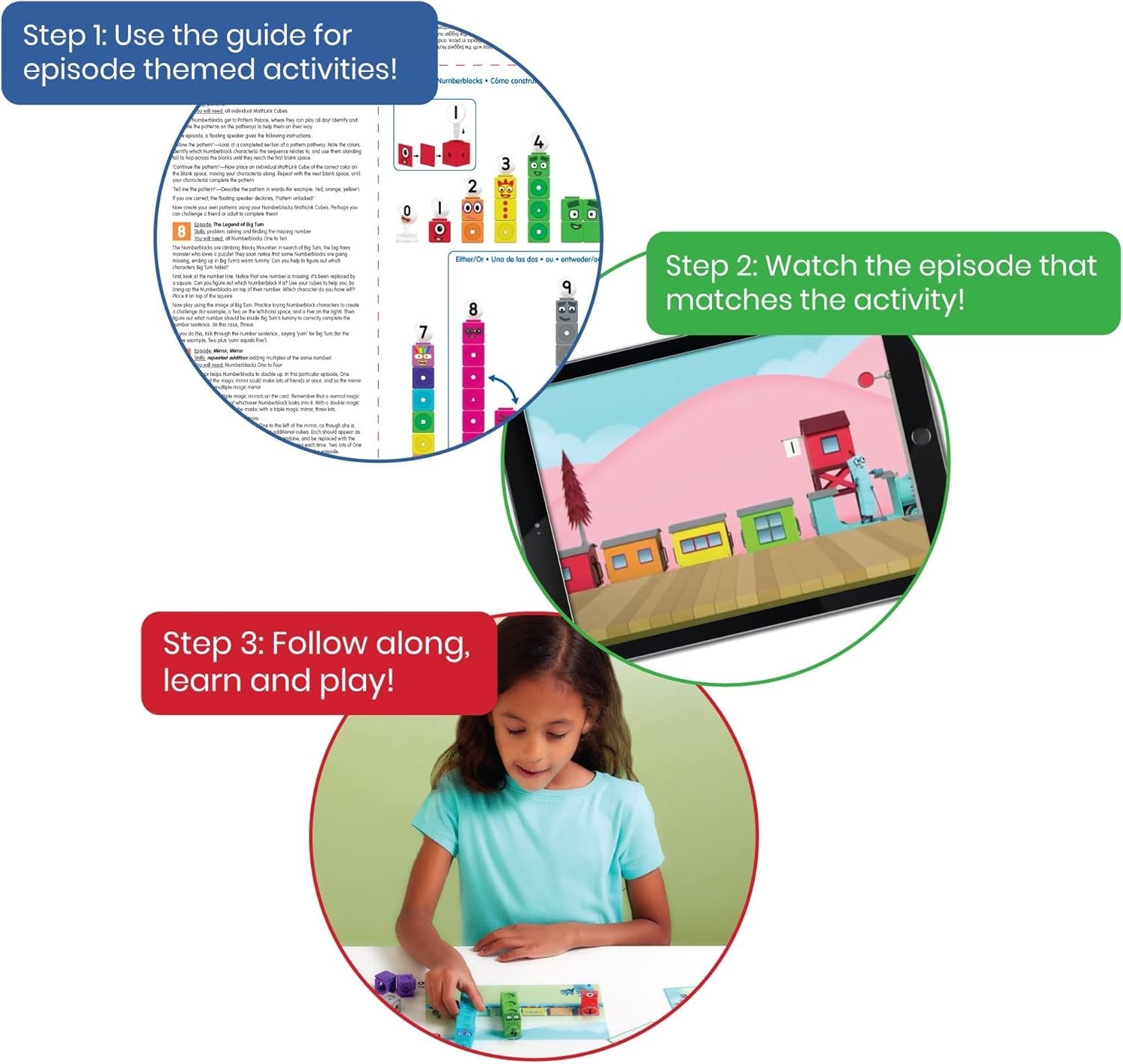Officially Licensed MathLink Numberblocks 1-10 Activity Set-~
