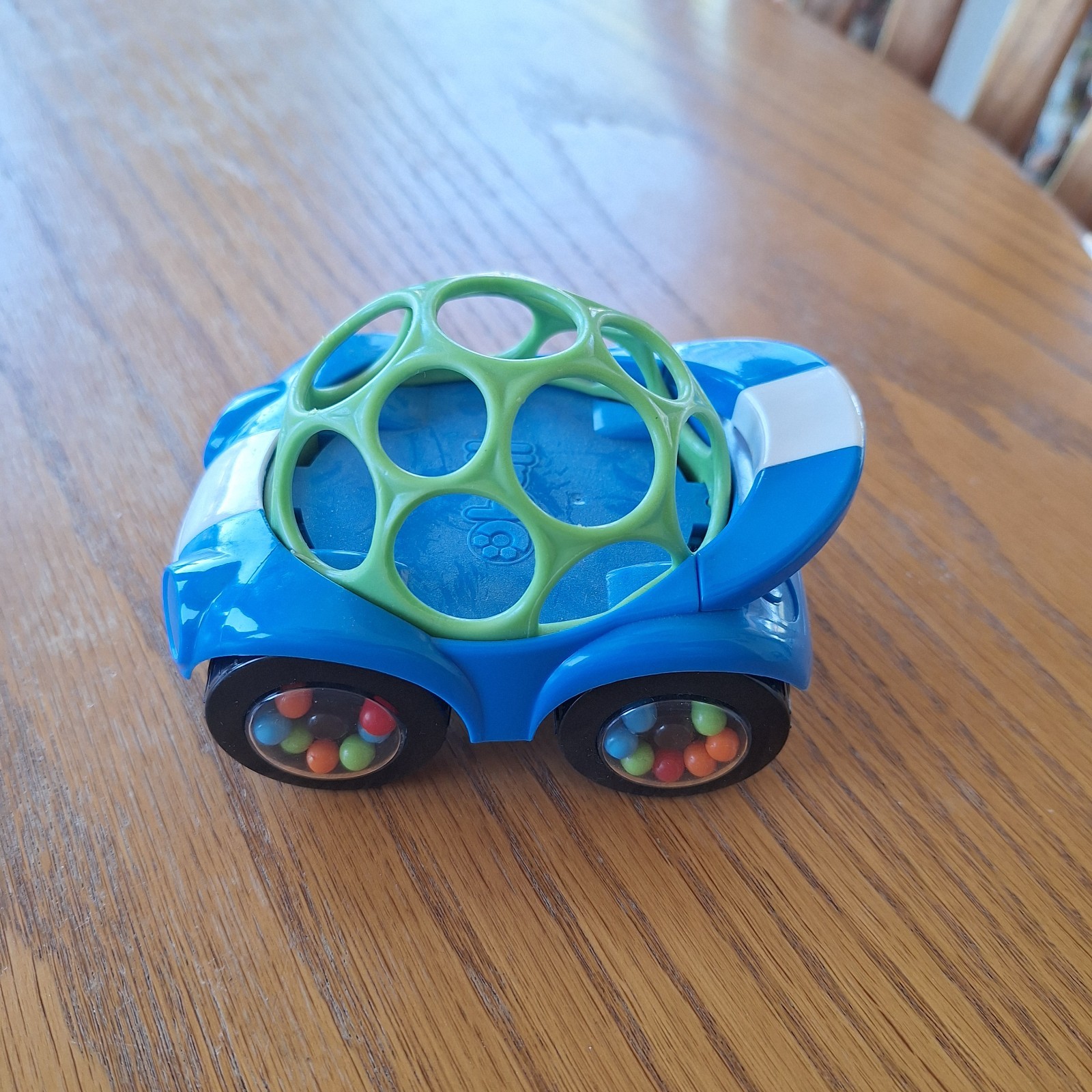 Oball Easy Grasp Rattle & Roll Toy Sports Car Used