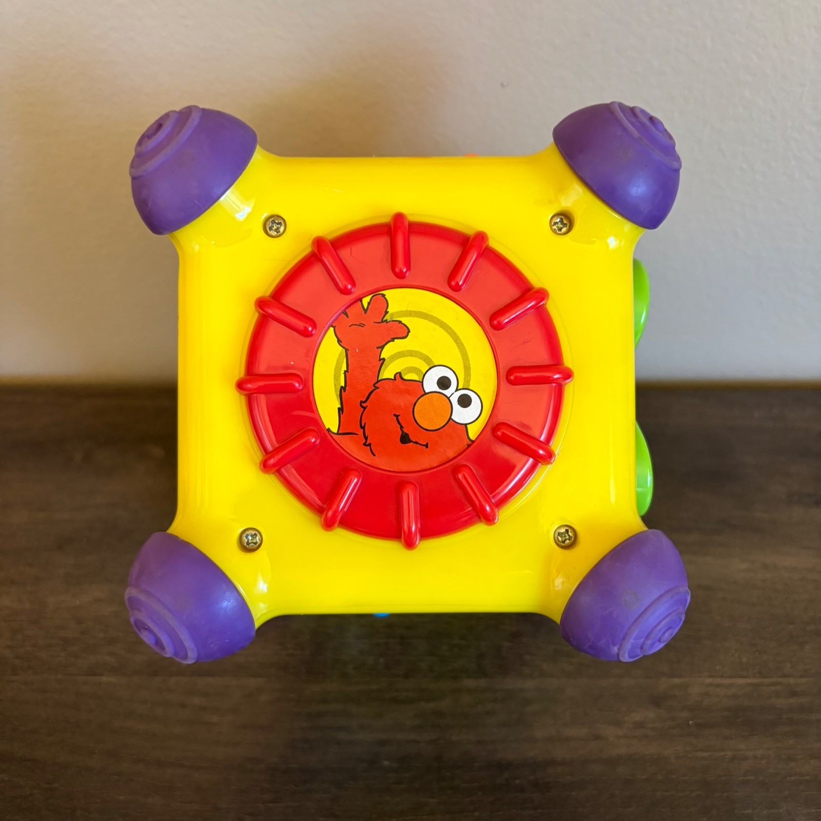 Vintage 2001 Mattel Sesame Street Activity Cube Elmo Cookie Monster Untested
