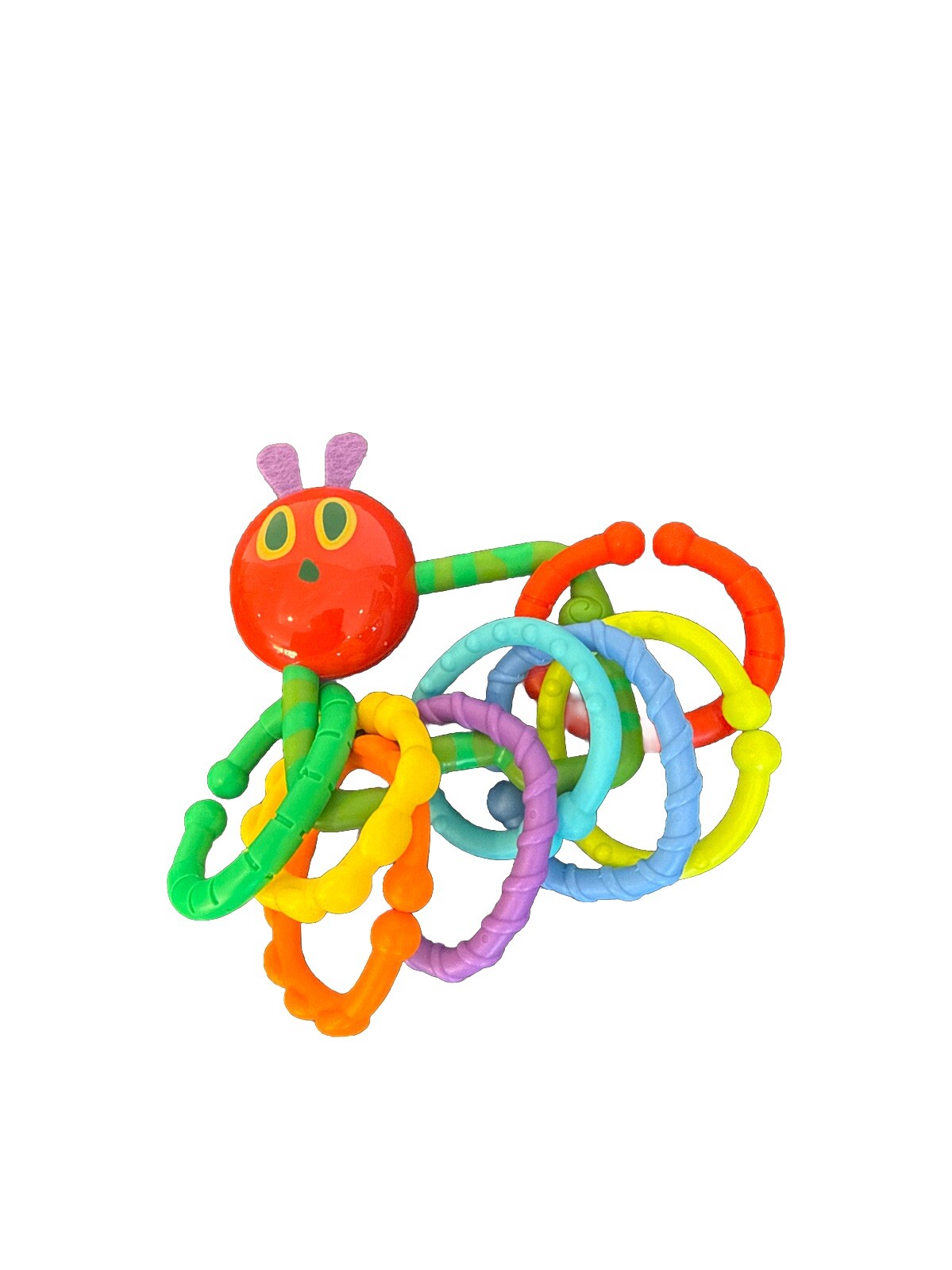 World of Eric Carle, The Very Hungry Caterpillar Baby Rattle Teether Links Toy