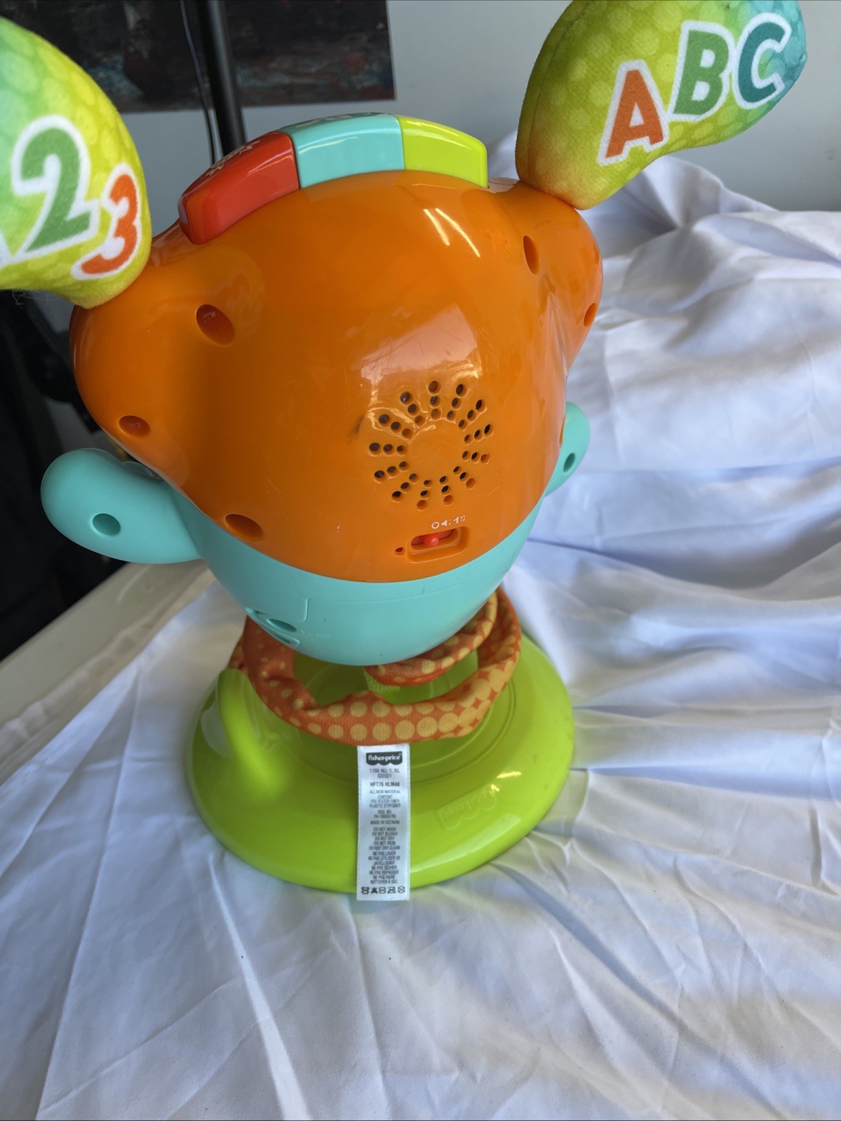 Fisher-Price HFT76 Learning Toys – DJ Bouncin’ Beats Interactive Toy – WORKS.