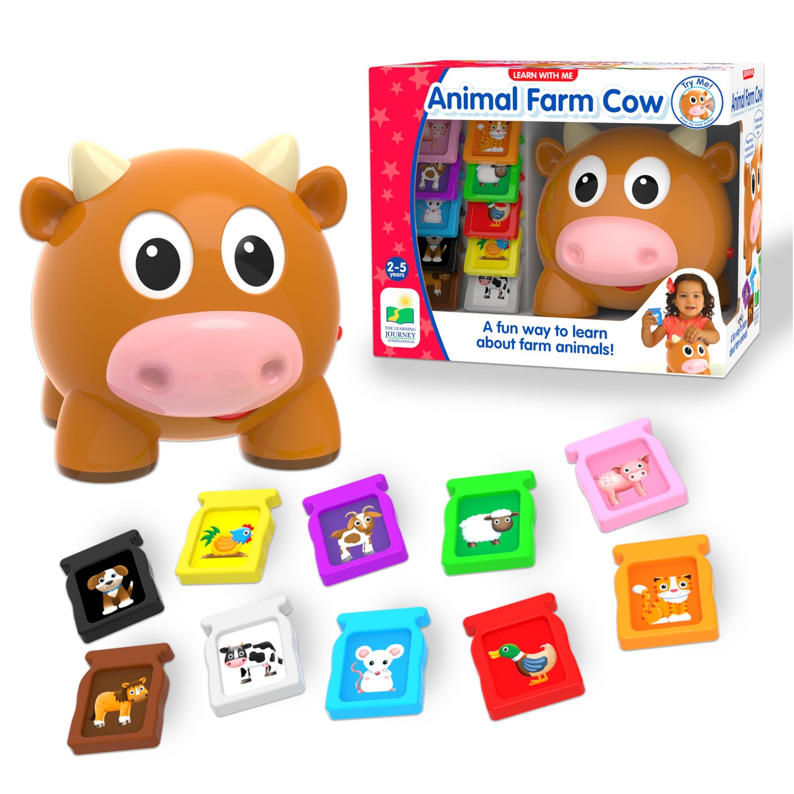 The Learning Journey: Learn with Me– Animal Farm–for Boys & Girls Ages 2-5 Years