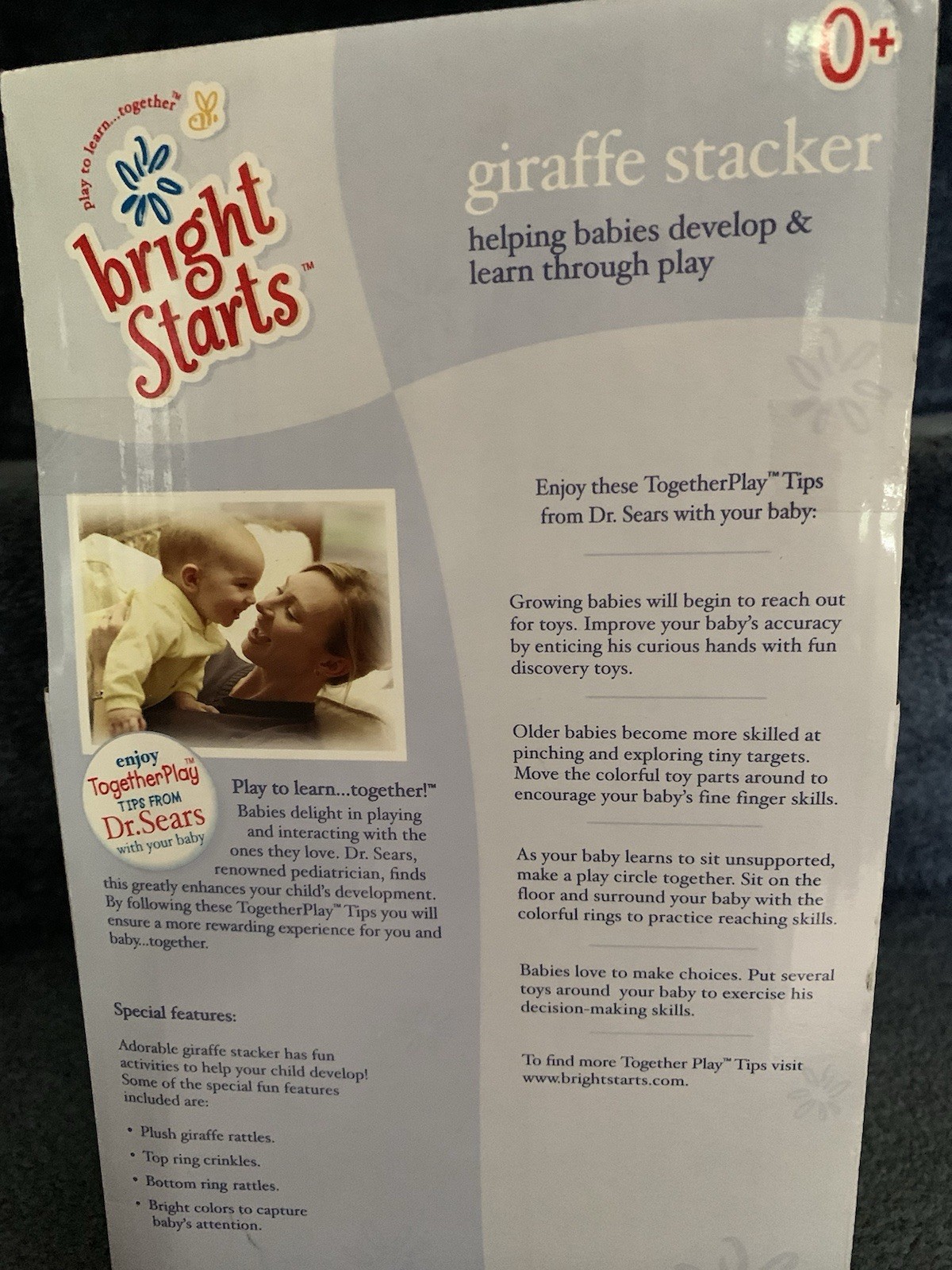 Bright Starts Giraffe Stacker NIB