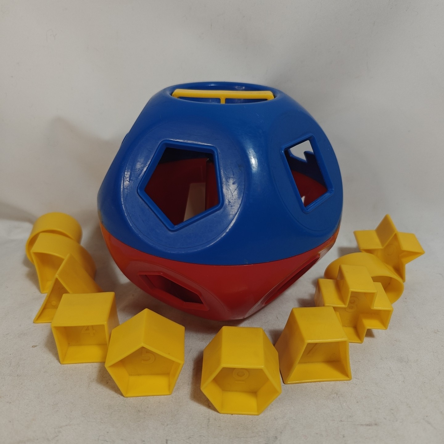 Tupperware Shape O Toy Kids Baby Toddler Development Sorting Ball Complete #set
