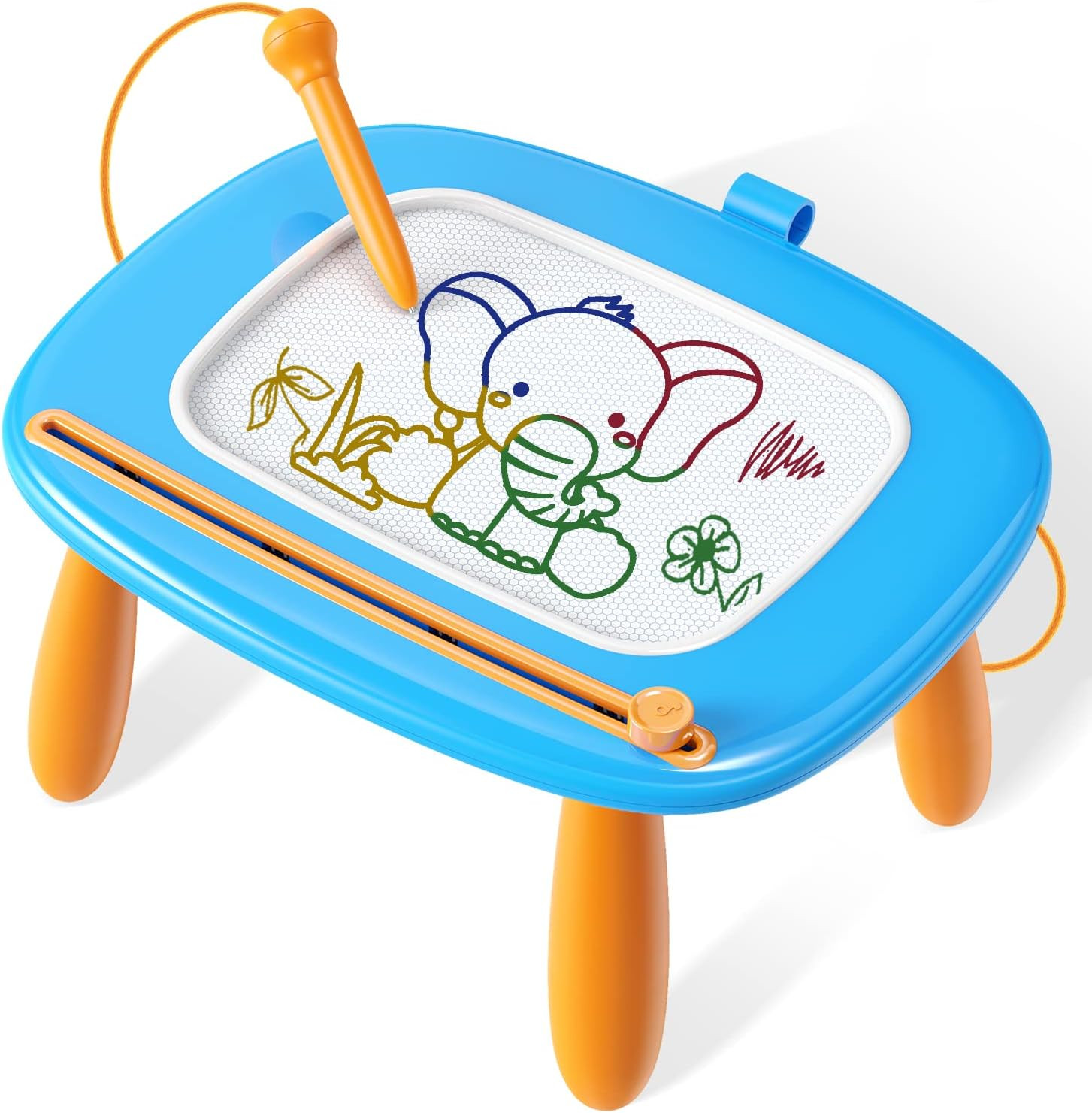 Seimome Toddlers Toys Ages 1-3, Magnetic Drawing Board, Doodle Board Pad Learnin