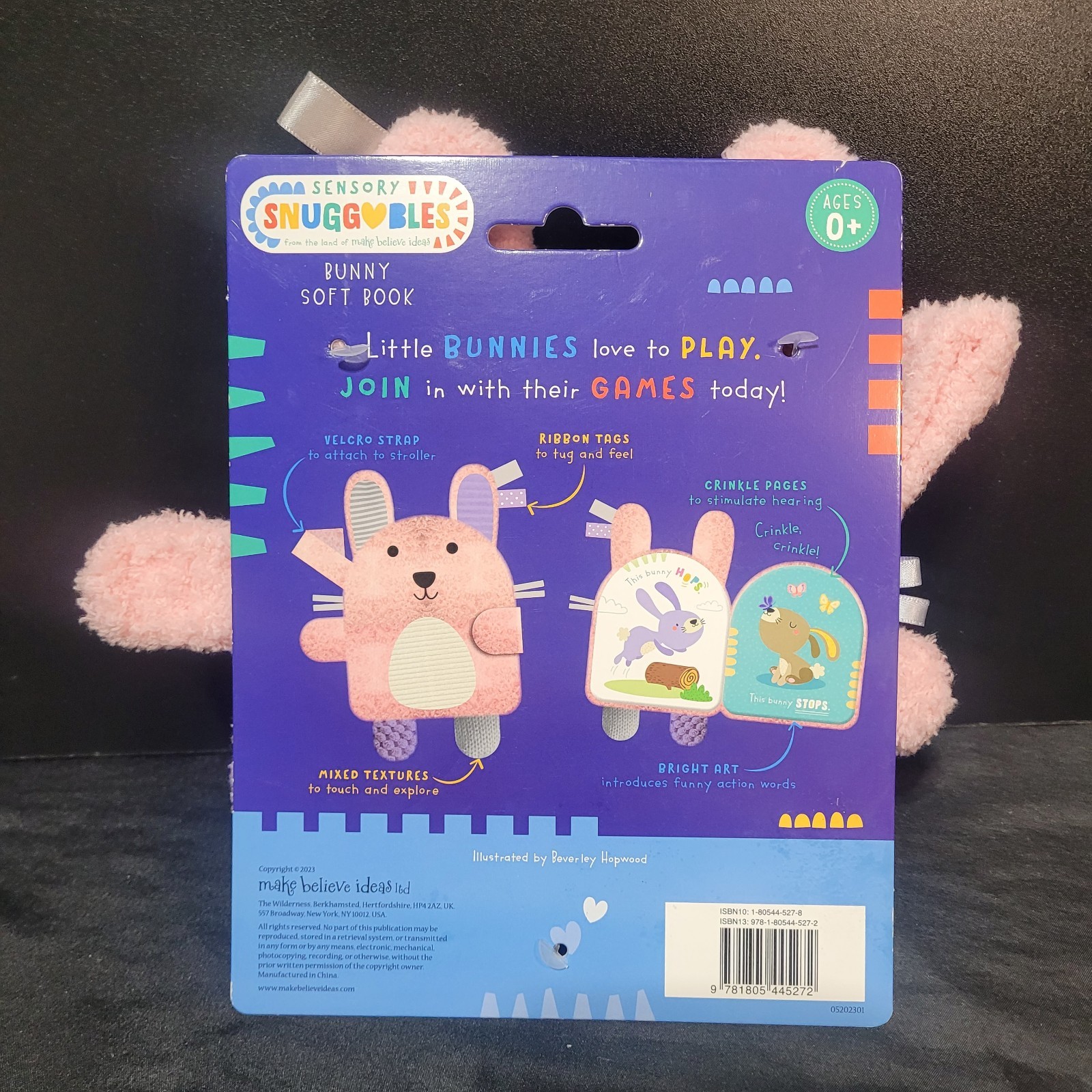 Sensory Snuggles Pink Bunny Soft Book Ages 0+