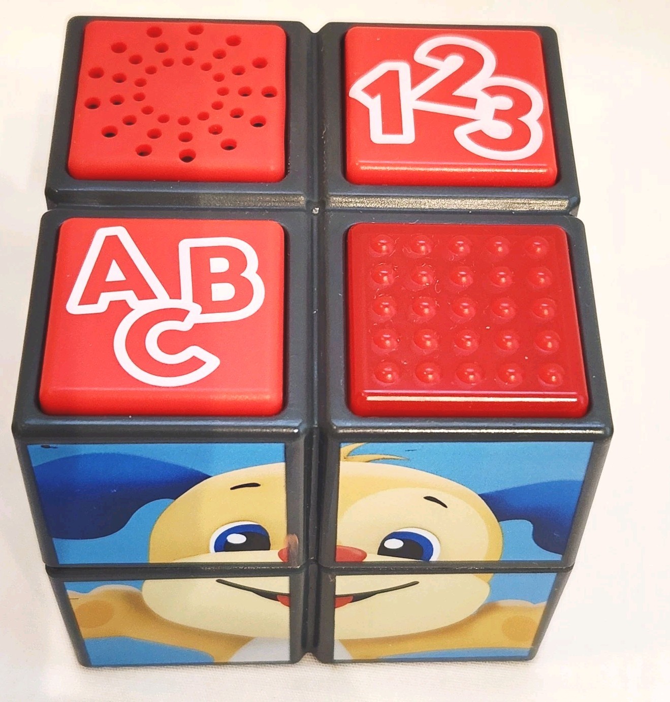 Fisher Price ABC 123 Talking Musical Cube Learning Activity Works