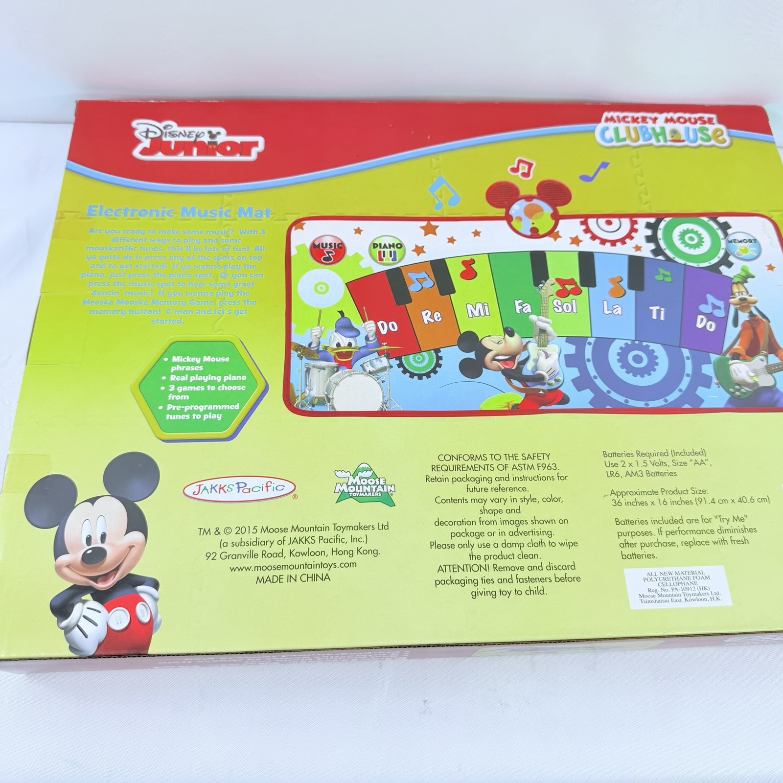 Disney Junior Mickey Mouse Clubhouse Electric Music Mat Toy