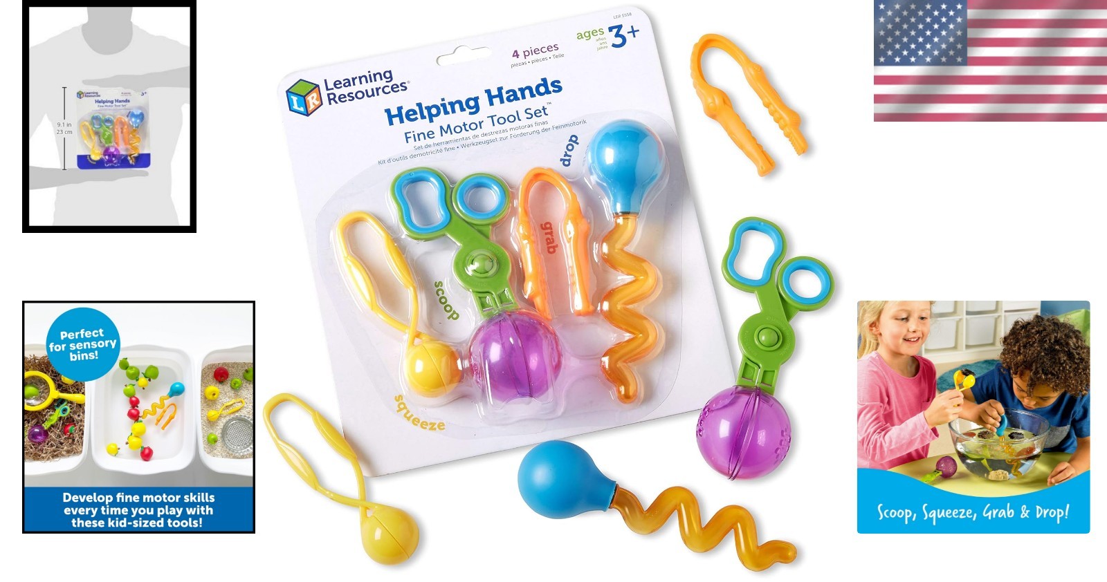 Multicolor Fine Motor Tool Set – Elevate Learning with Interactive Sensory Toys