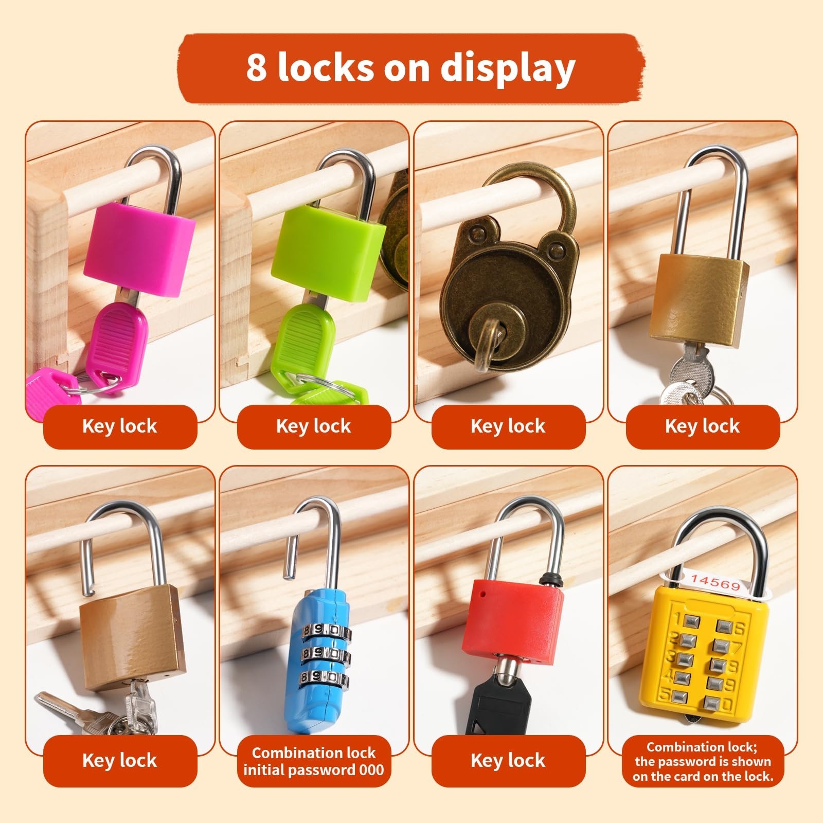 Montessori Toys for 3 4 5 6 Year Old Birthday Gift | Screwdriver Board Set,Lock