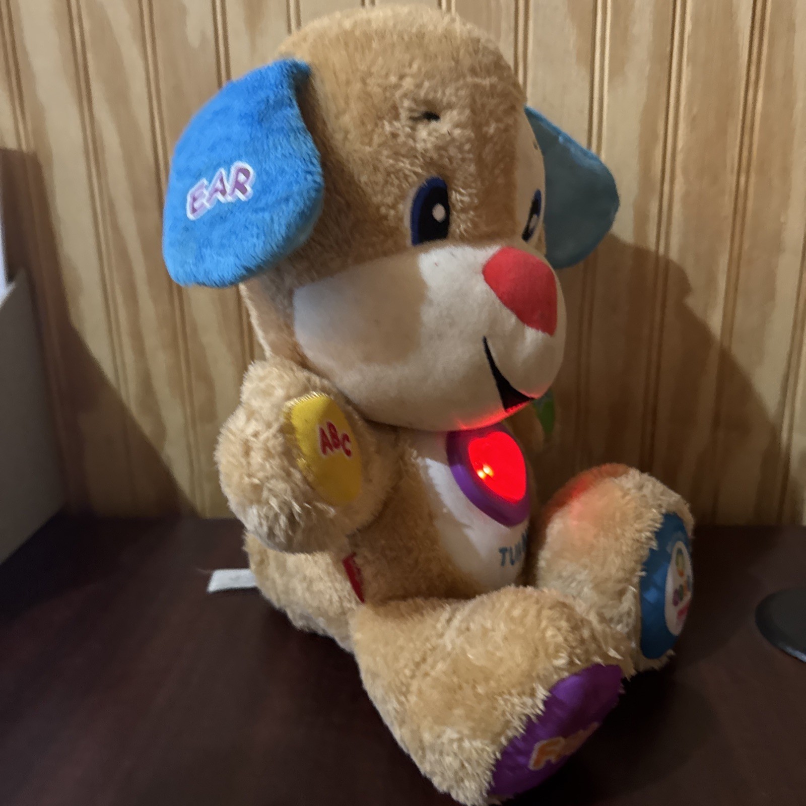⭐️2014 Fisher Price Laugh & Learn Smart Stages Puppy Dog Interactive Plush