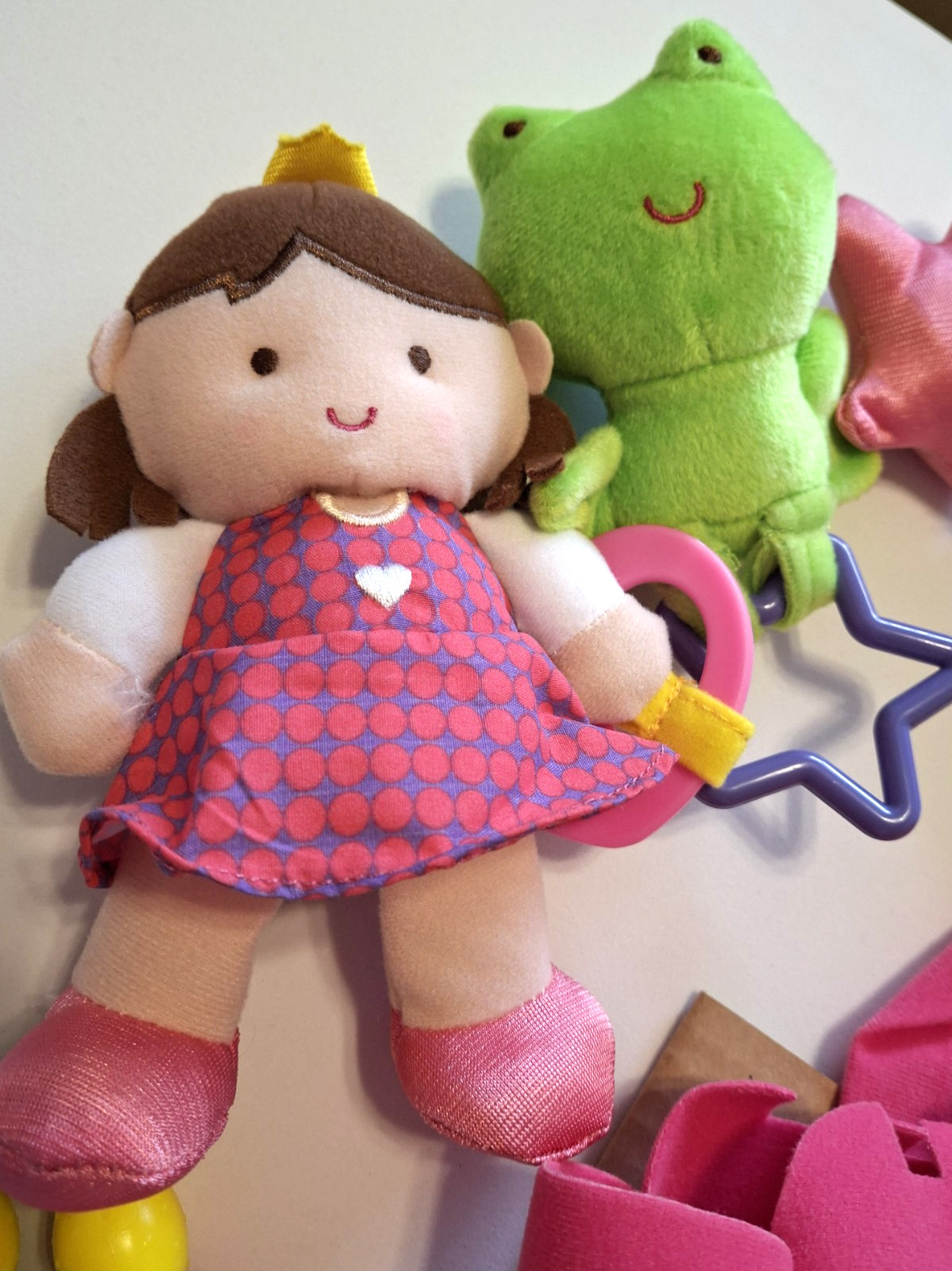 Earlyears Lil’ Princess Play Set 6m+ Baby Toy Set 4 Toys W/ Carrying Bag New