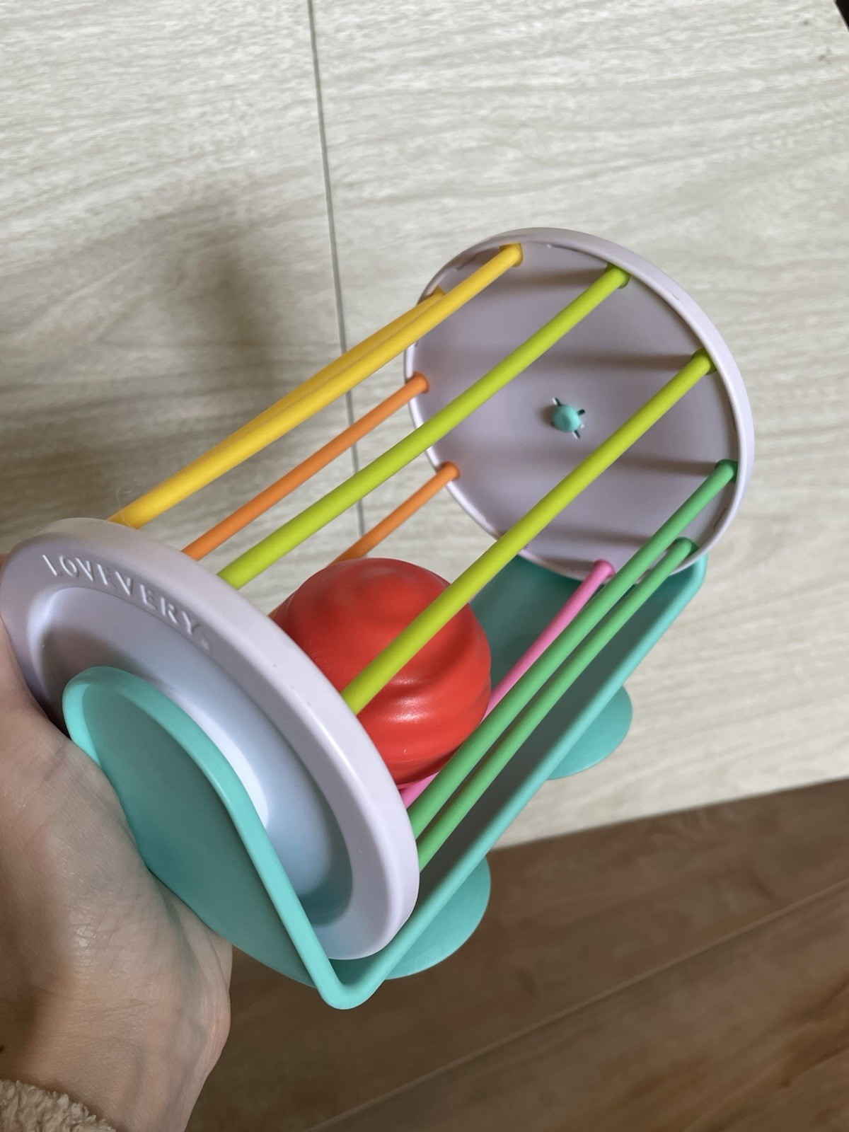 Lovevery Bath Set INCOMPLETE Make Learning Fun in the Tub Spin Toy Suction 4pc