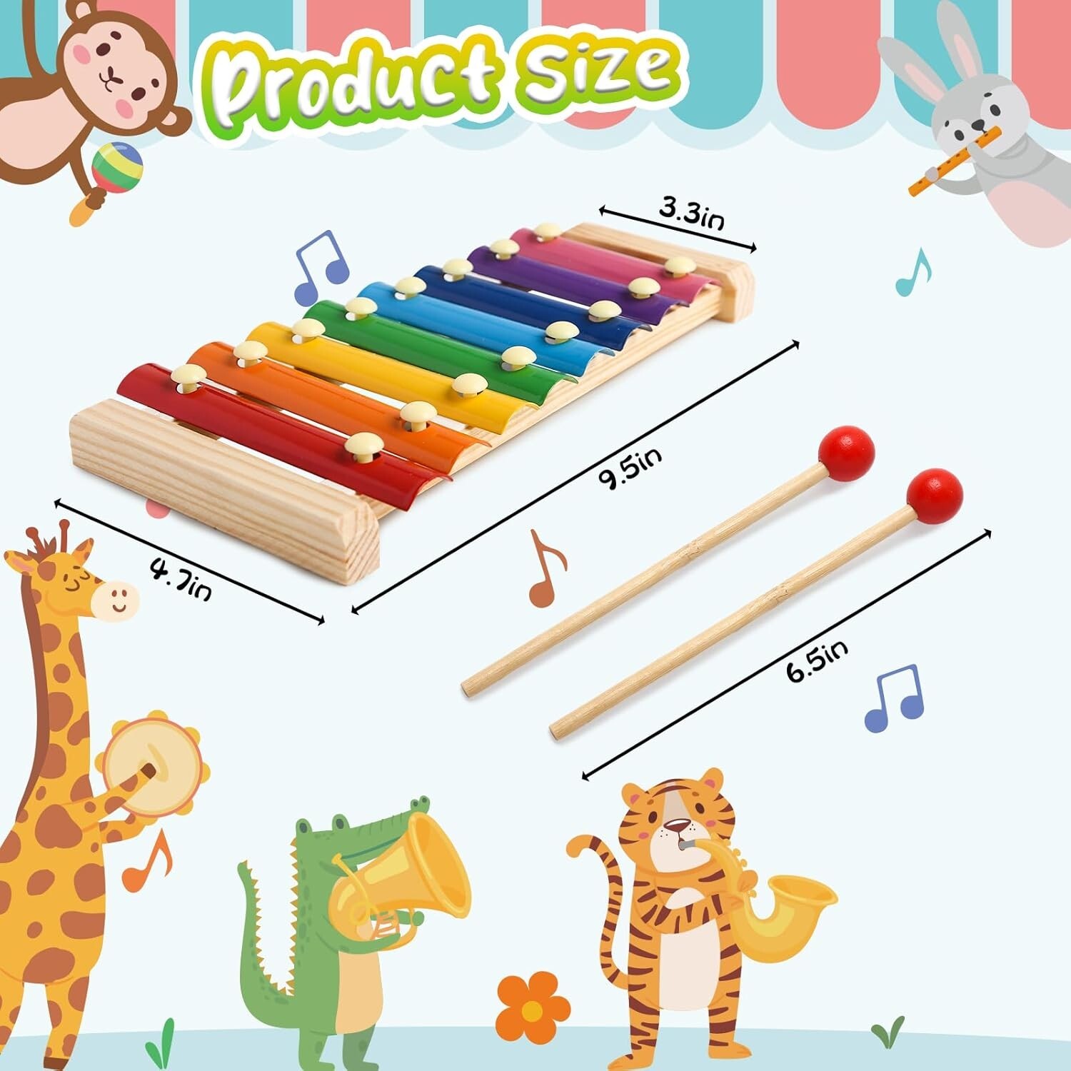 Educational Learning Musical Toy for Baby Toddler Boy Girls Kid 1 2 3 4 Year Old
