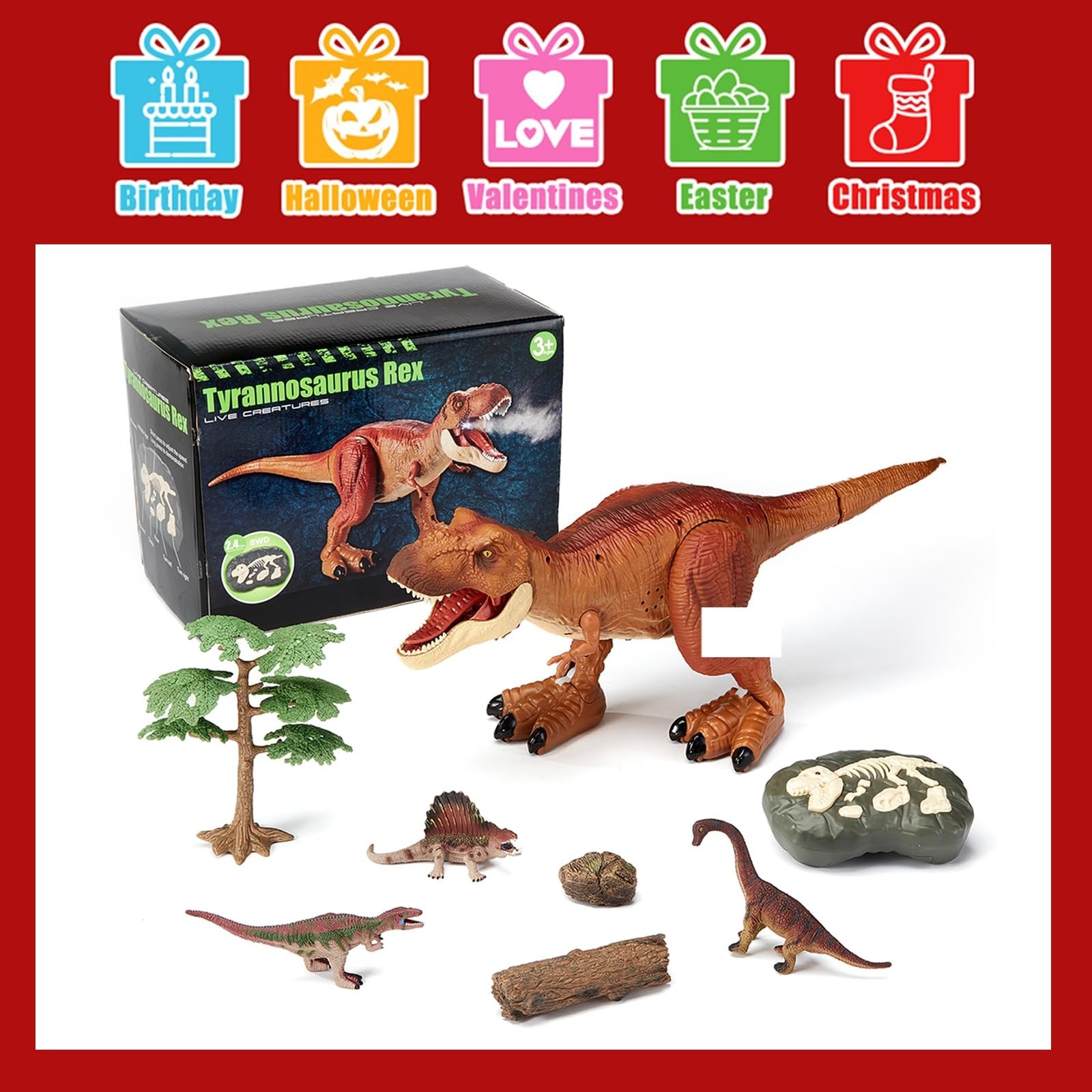 21inches Large Remote Control Dinosaur Toys for Boys Girls 3-10 Years Old RC …