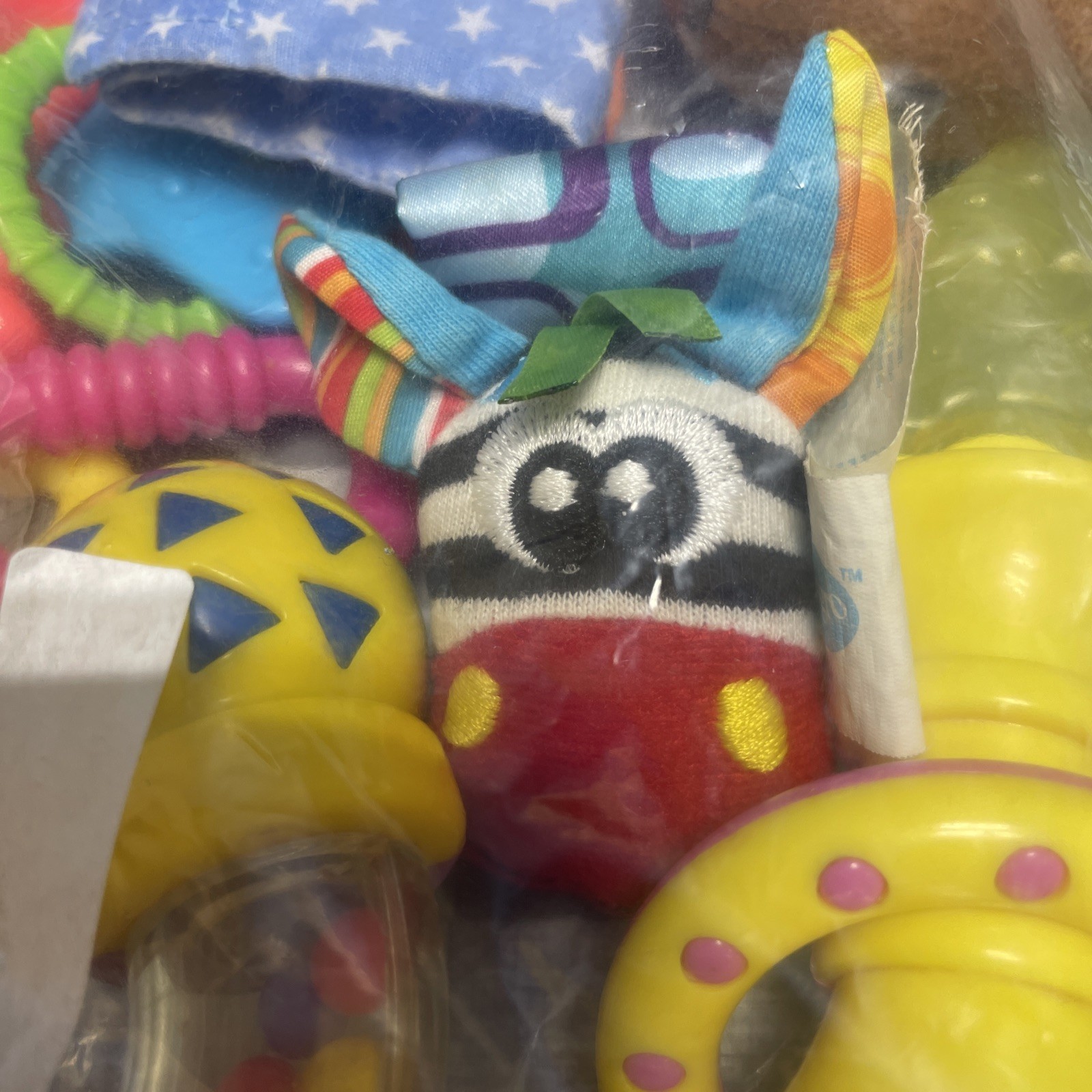 Lot of Sesame Street’s Elmo Teether Random Rattle Baby Activity Toys