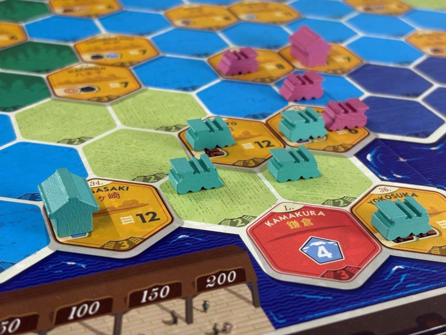 Arclight Railway Boom Board Game 2-4P 60-120 Min 14+ English Rules Japanese