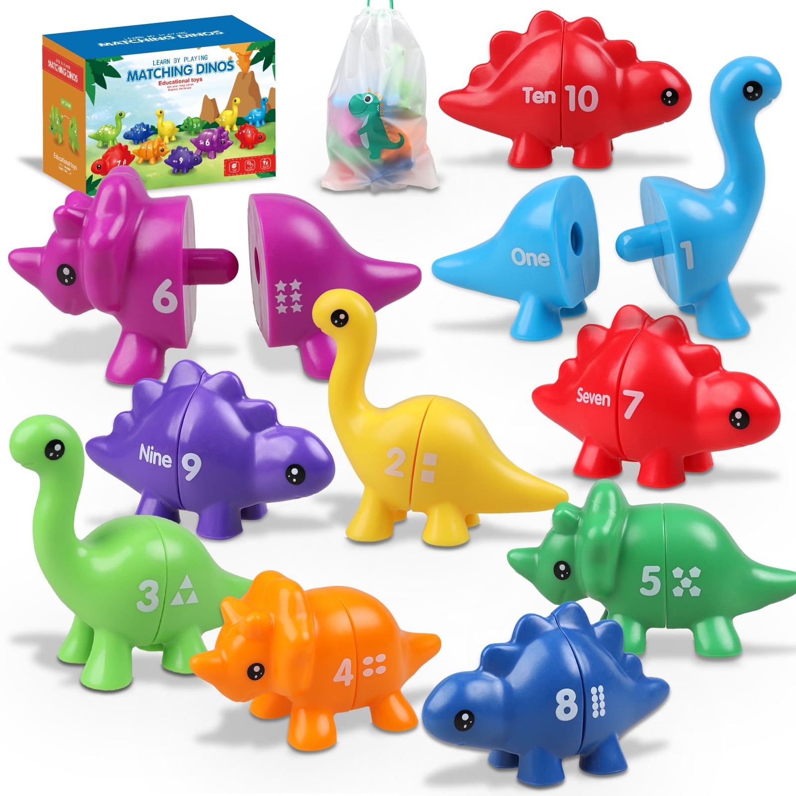 Toddler Dinosaur Montessori Toys for 1 2 3 4 Year Old Boy Girl Birthday Gift …