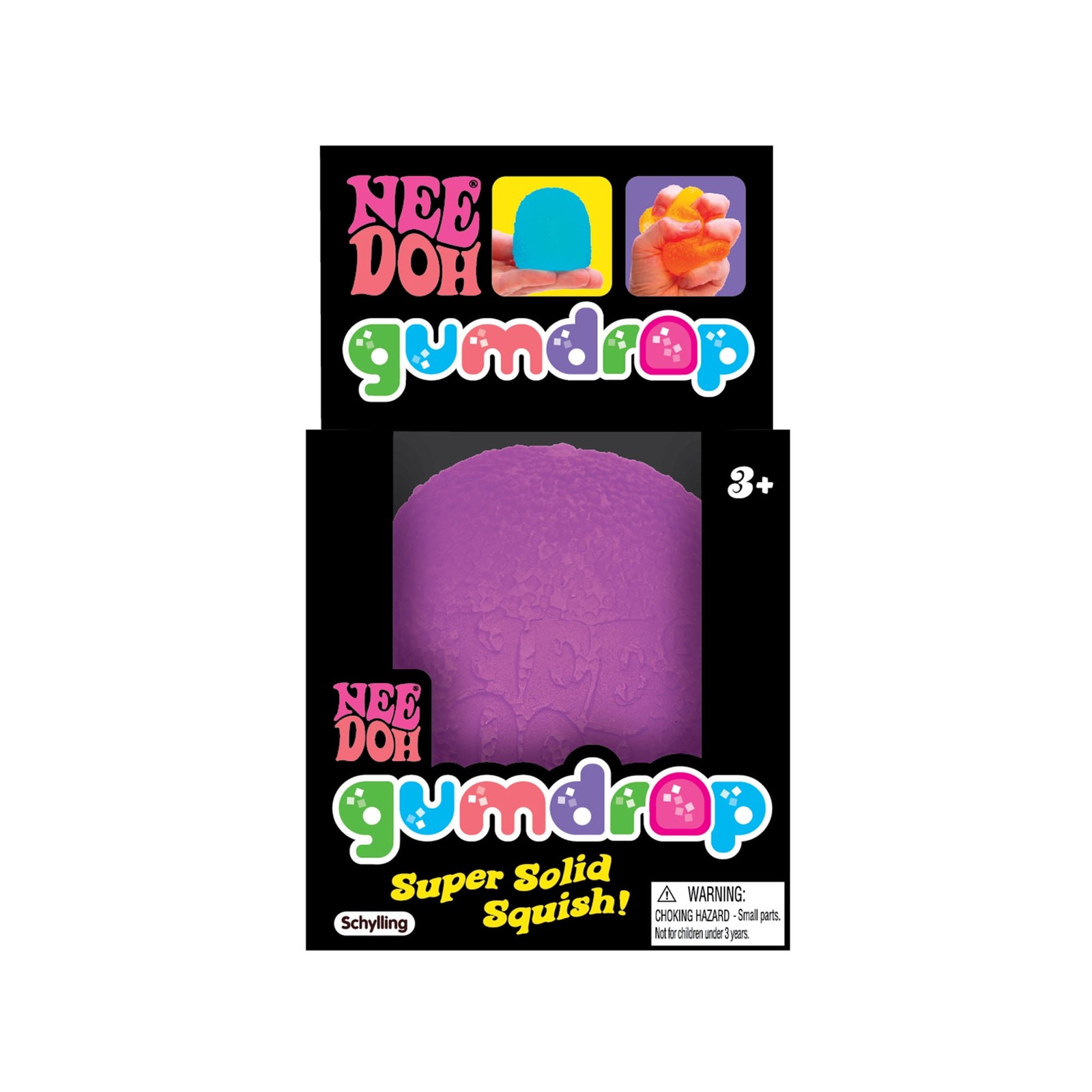 Needoh Gumdrop Sensory Toy – Colorful Stress Relief for Kids 3+