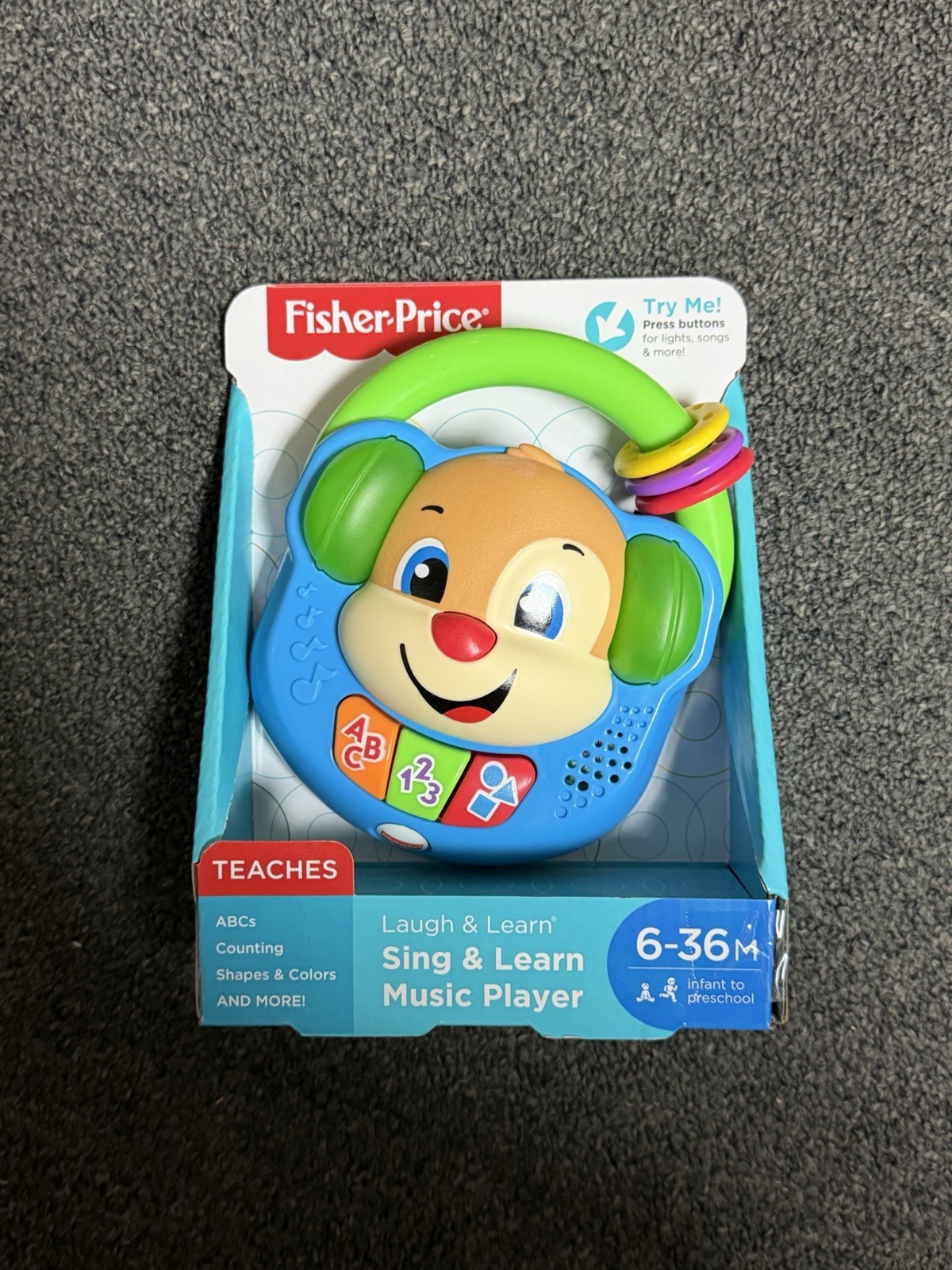 Fisher Price Laugh Sing & Learn Baby Development Toy Music Player 6 Months