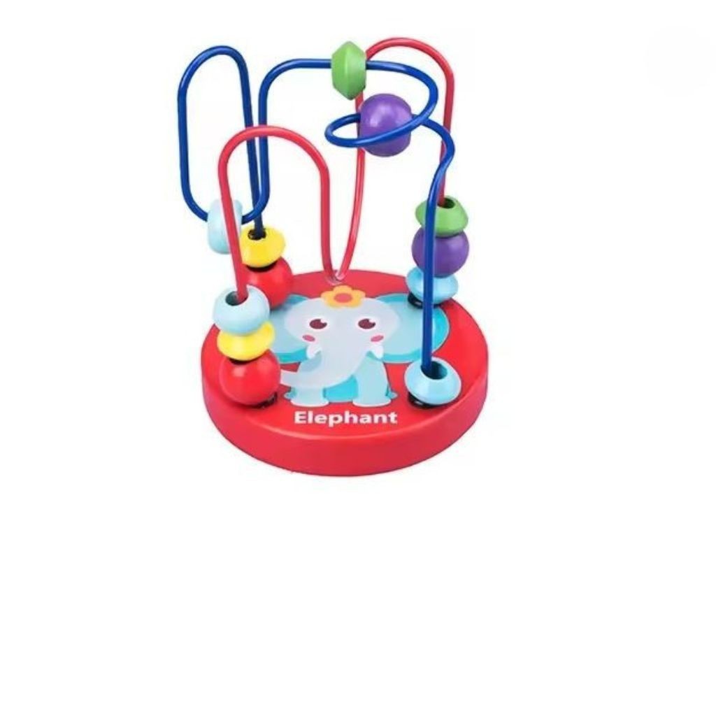 Montessori Wooden Bead Maze Toy for Kids Educational Learning Development Toy