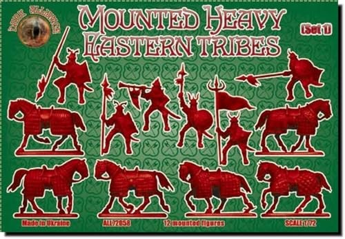Dark Alliance 1/72 Eastern Tribe Heavy Knights 1/12 Figures 6 Poses Plastic