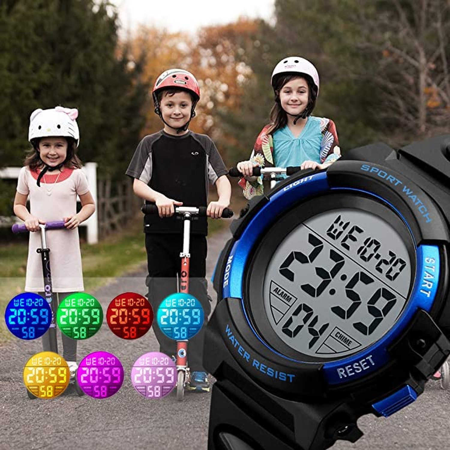 Kids Digital Watch, Boys Sports Waterproof Led Watches with Alarm Wrist Watch…