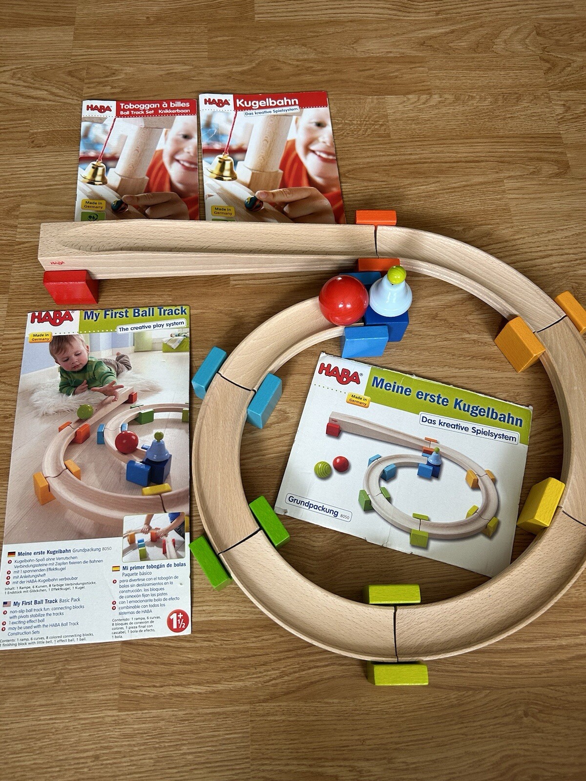 My First Ball HABA Wooden Building Set Basic 17 Piece Made In GERMANY *One Ball*