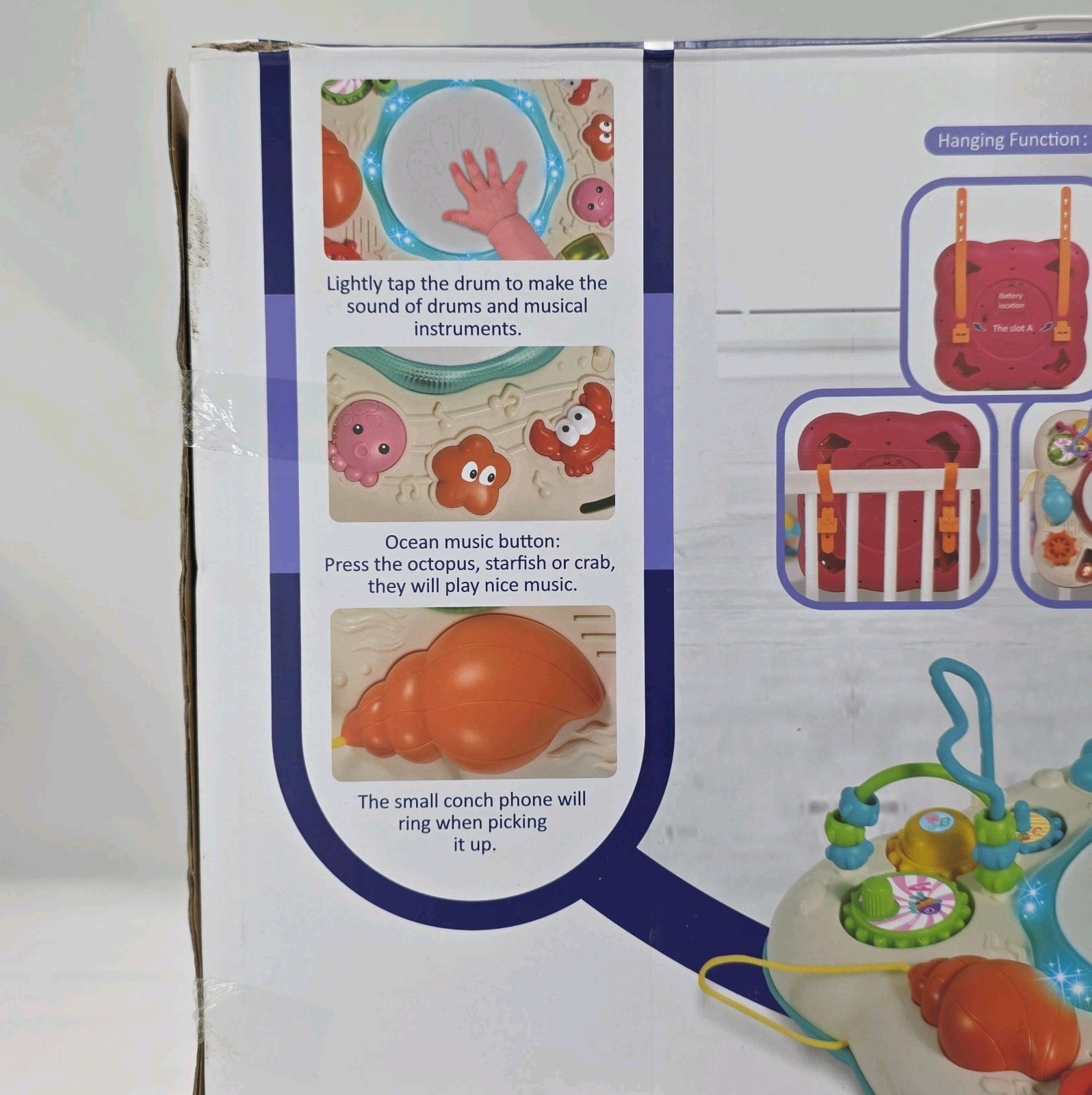 Ocean World Educational Learning Sound Table Children/Toddlers 18 months and up