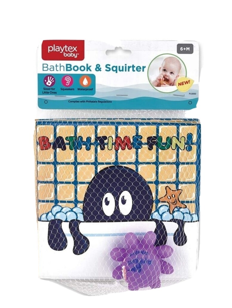 PLAYTEX BABY Bath Book & Squirter Super Cute free shipping 😍