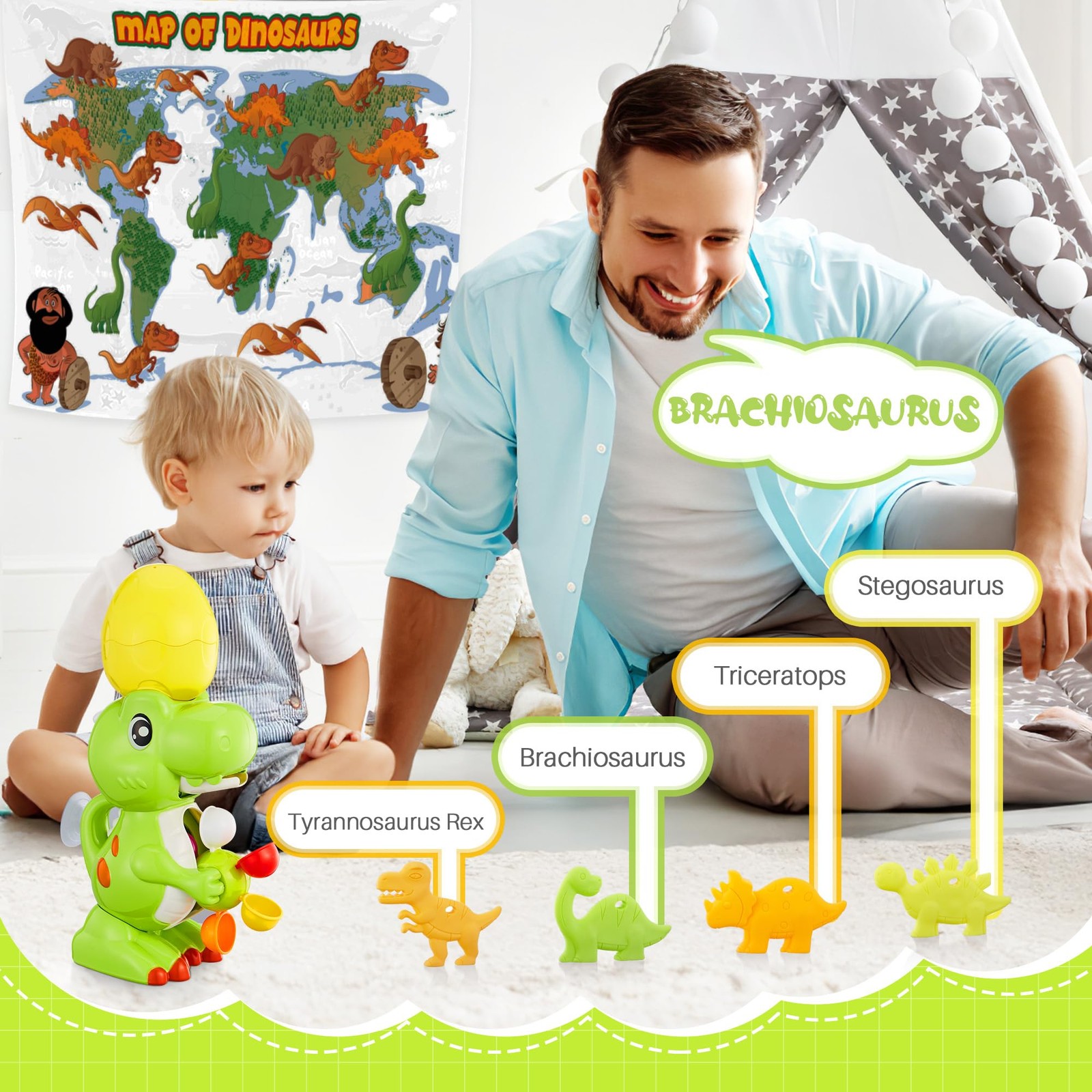 Eku Easyku Eku Dinosaur Bath Toys For Kids Toddler Age 18Months Mold Water