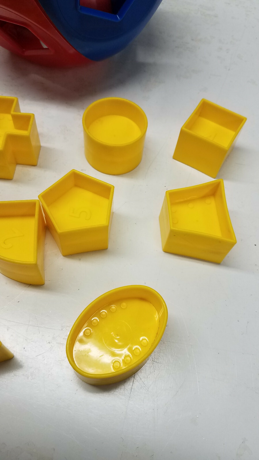 Vintage Tupperware SHAPE-O-BALL Classic Tupper Toys Shape Sorter 100% COMPLETE