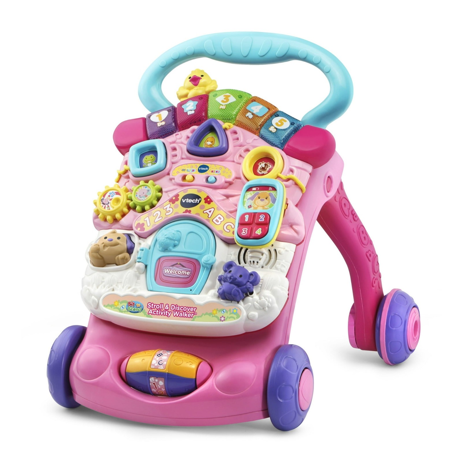VTech Stroll & Discover Activity Walker Pink Baby Toy FREESHIP