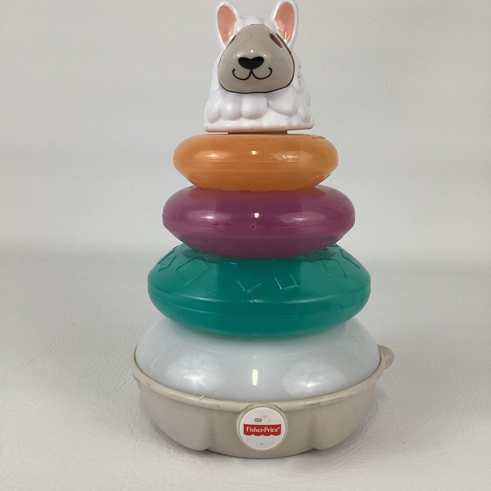 Fisher Price Linkimals Lights & Colors llama Teaches Colors Stacking Baby Toy