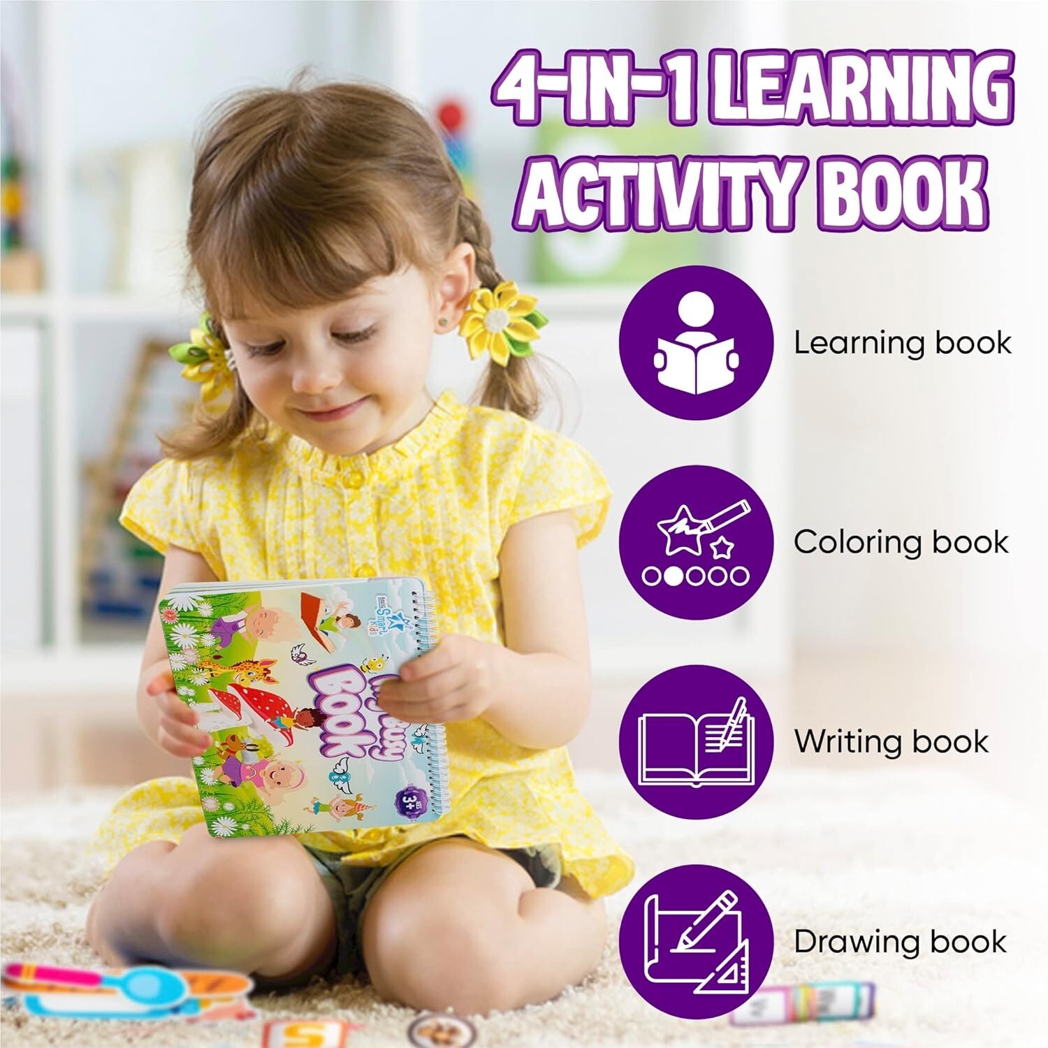 Busy Book for Toddlers &Preschoolers – Montessori Busy Book