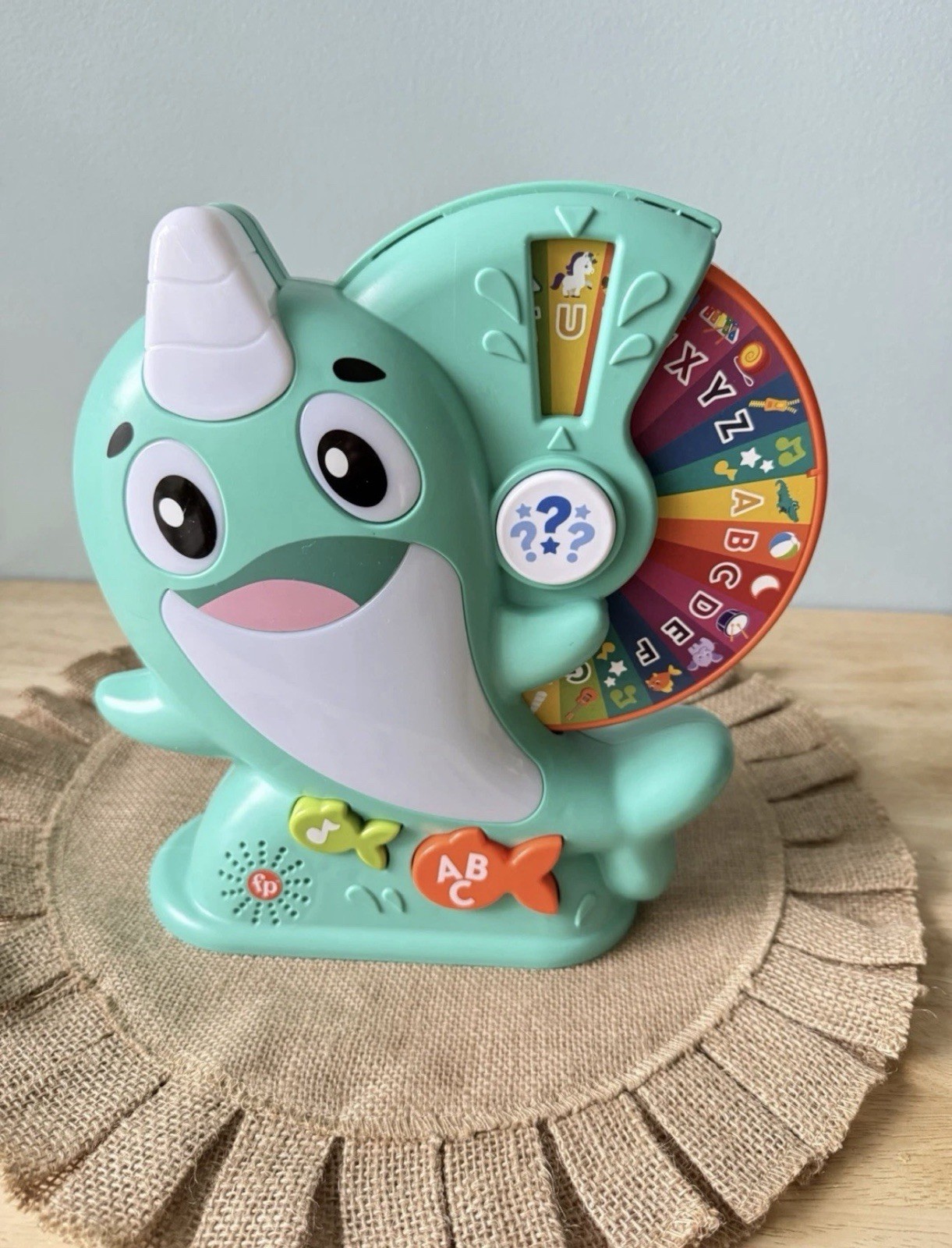 Fisher-Price Linkimals Narwhal Interactive Toddler Learning Toy