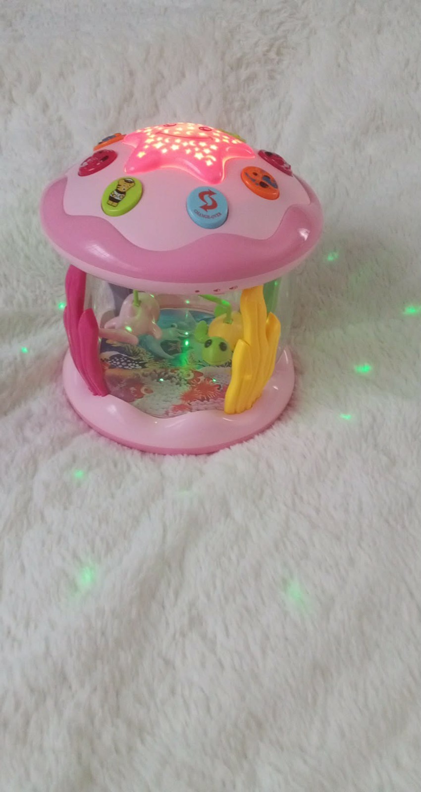 Baby Girl Toys 6-12 Months: Babies Ocean Rotating Light up Musical Toys 12-18 Mo