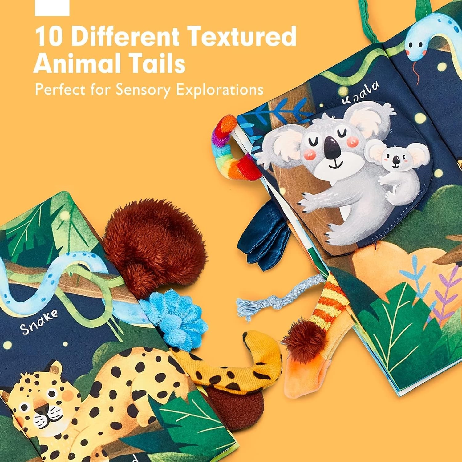 hahaland Baby Books 0-6 Months,Infant Tummy Time Toy Sensory Toys 6 to 12 Months