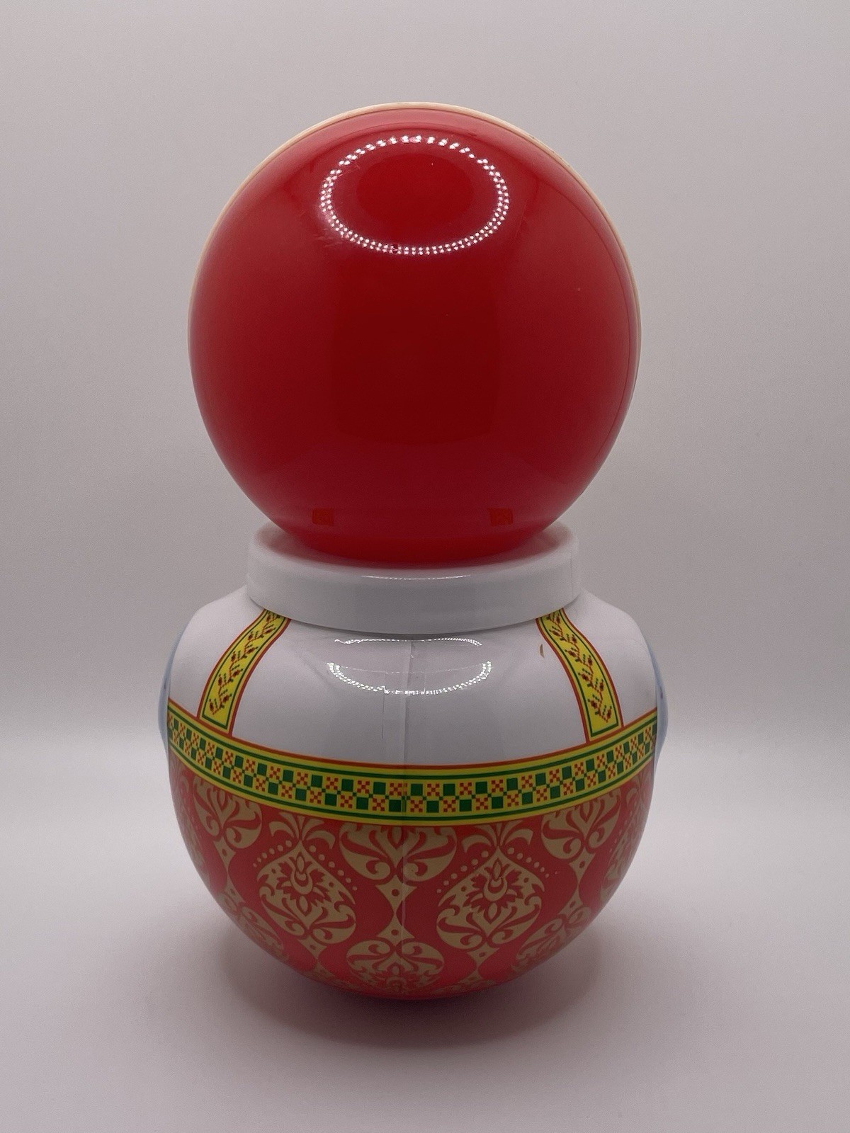 Vintage Roly Poly Russian Baby Toy Nivalyashka With Chime