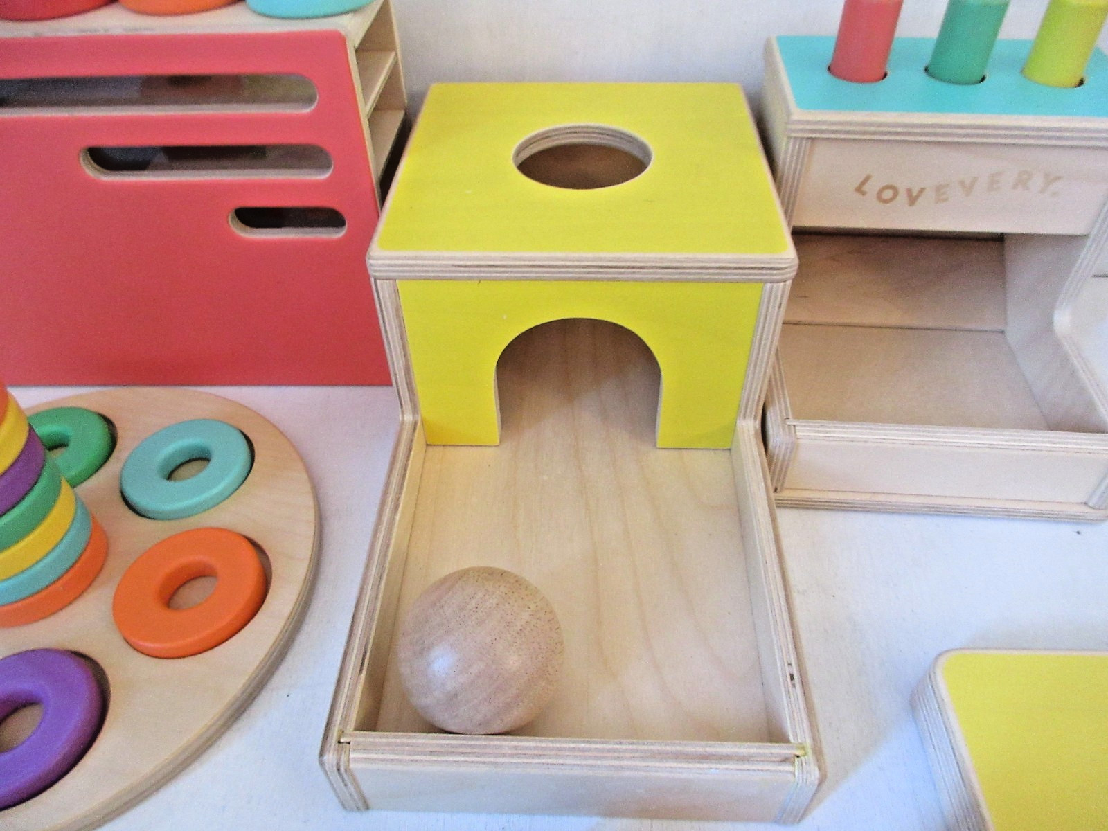 Lovevery Wooden Baby Toy Lot Bundle Sensory Tummytime Developmental Baby Toy Lot