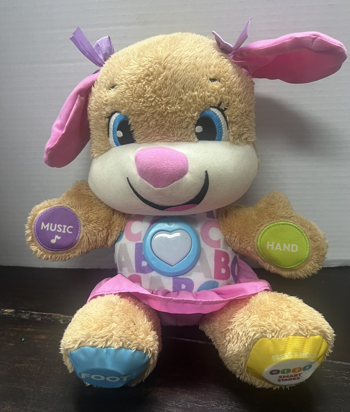 Fisher Price Laugh & Learn Smart Stages Sis Interactive Toy Ages 6-36 Mos Plush