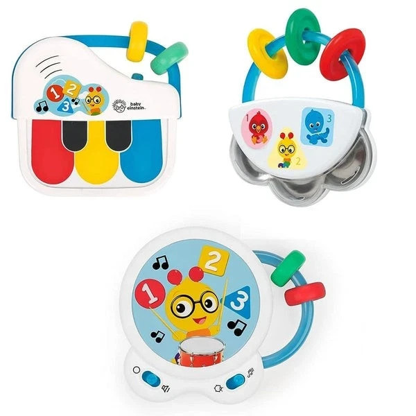 NEW Baby Einstein Small Symphony 3-Piece Musical Learning Toy Instrument Set