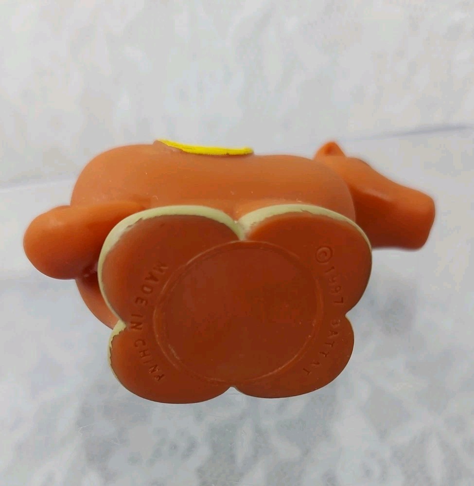Battat Horse Toy Farm Animals Barn Bath Squirter Brown Yellow Saddle Replacement