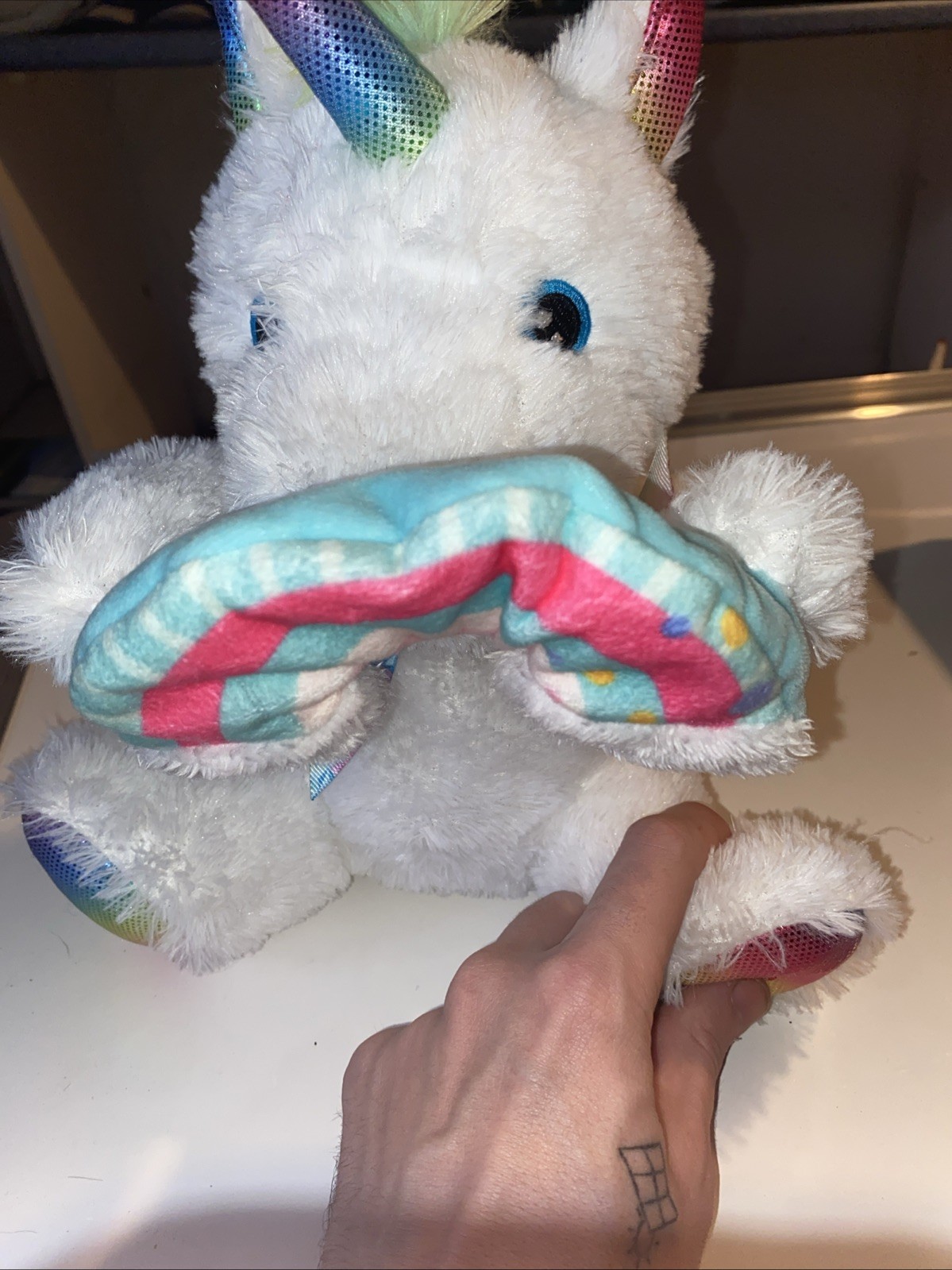 ￼ Peekaboo, Unicorn Kids Toy, Mechanical Uses Batteries Works