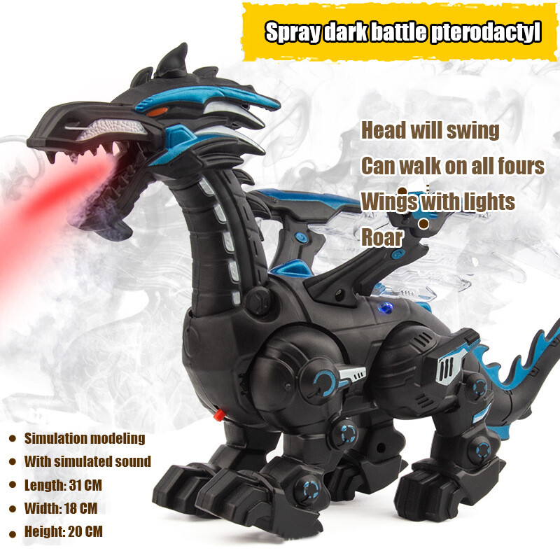 Kids Walking Spray Dinosaur Toys For Boys Age 3-12 Year Old