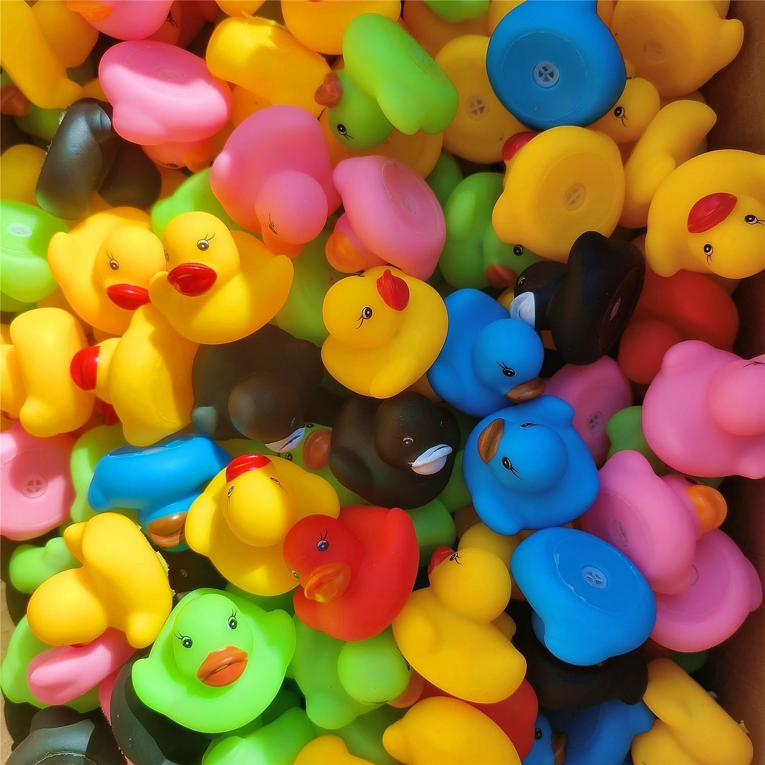 DZTIAN 31 Pcs Multicolored Mini Melange Duck(31pcs), Colour Mixture