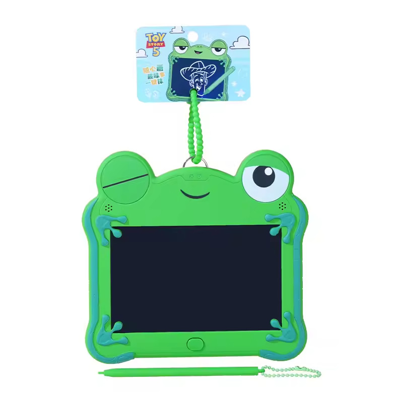 Toy Story 5 Frog Lilypad LCD Tablet Keychain Erasable Drawing Toy Boys Puzzle